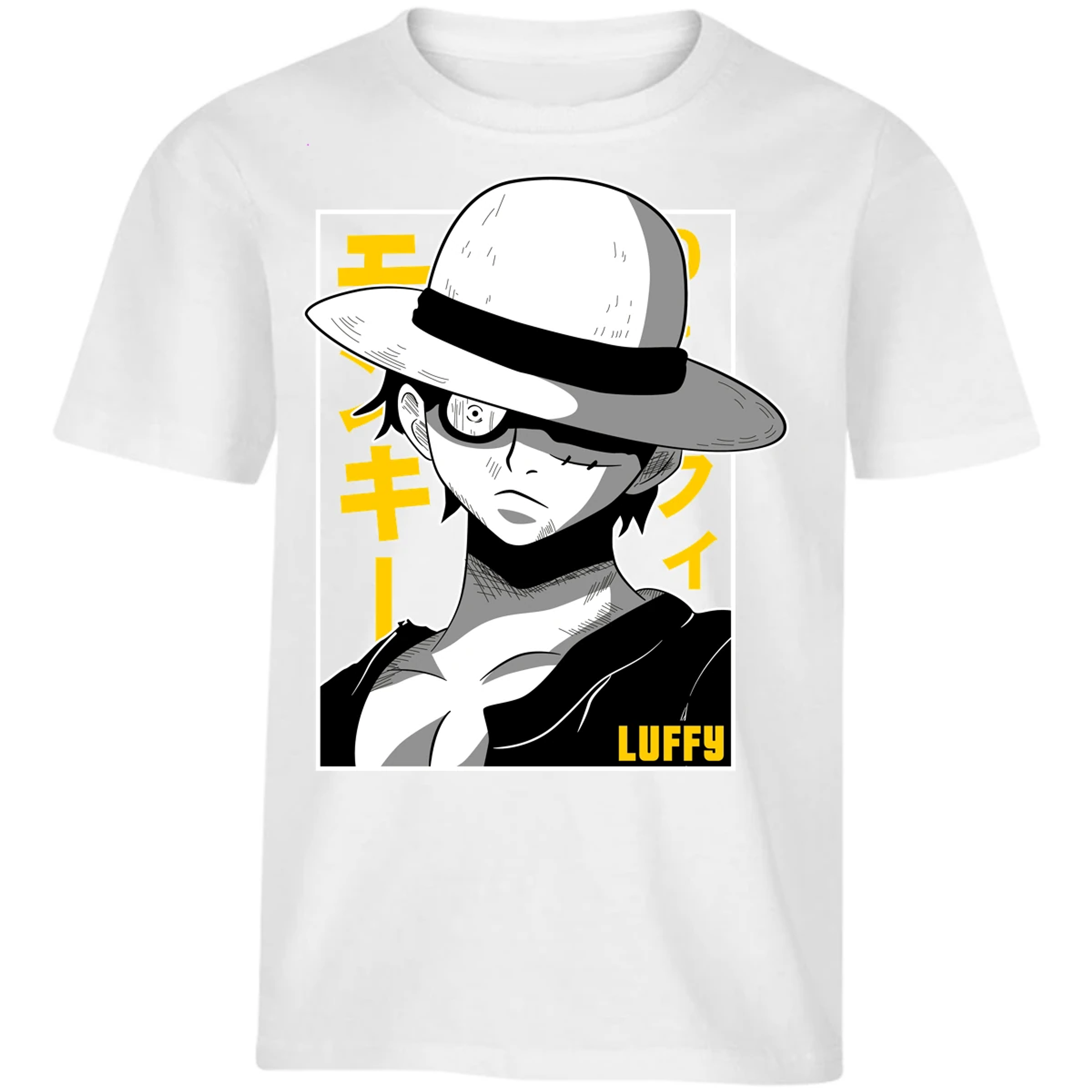 Playera One Piece Luffy Basic para Niño 33
