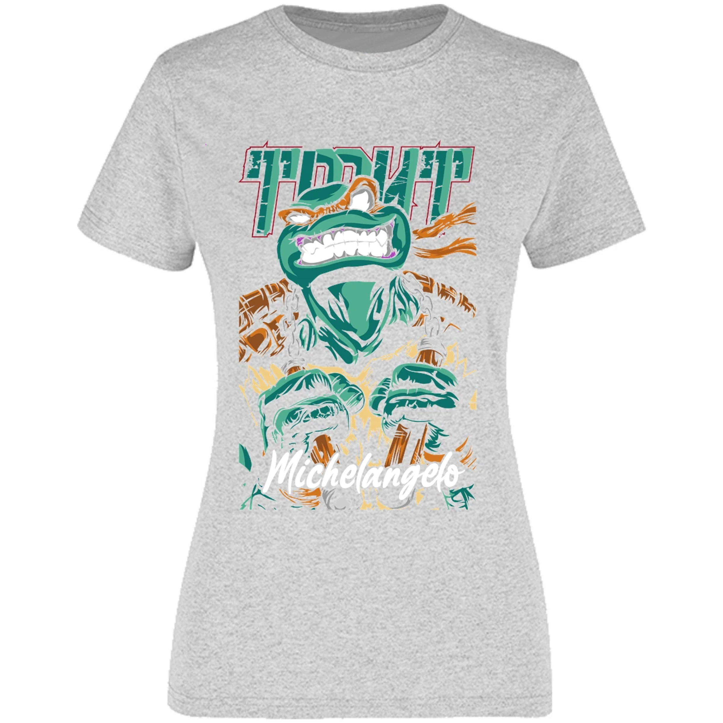 Blusa Ninja Turtles Mickey Tmnt Blusa para Mujer 12