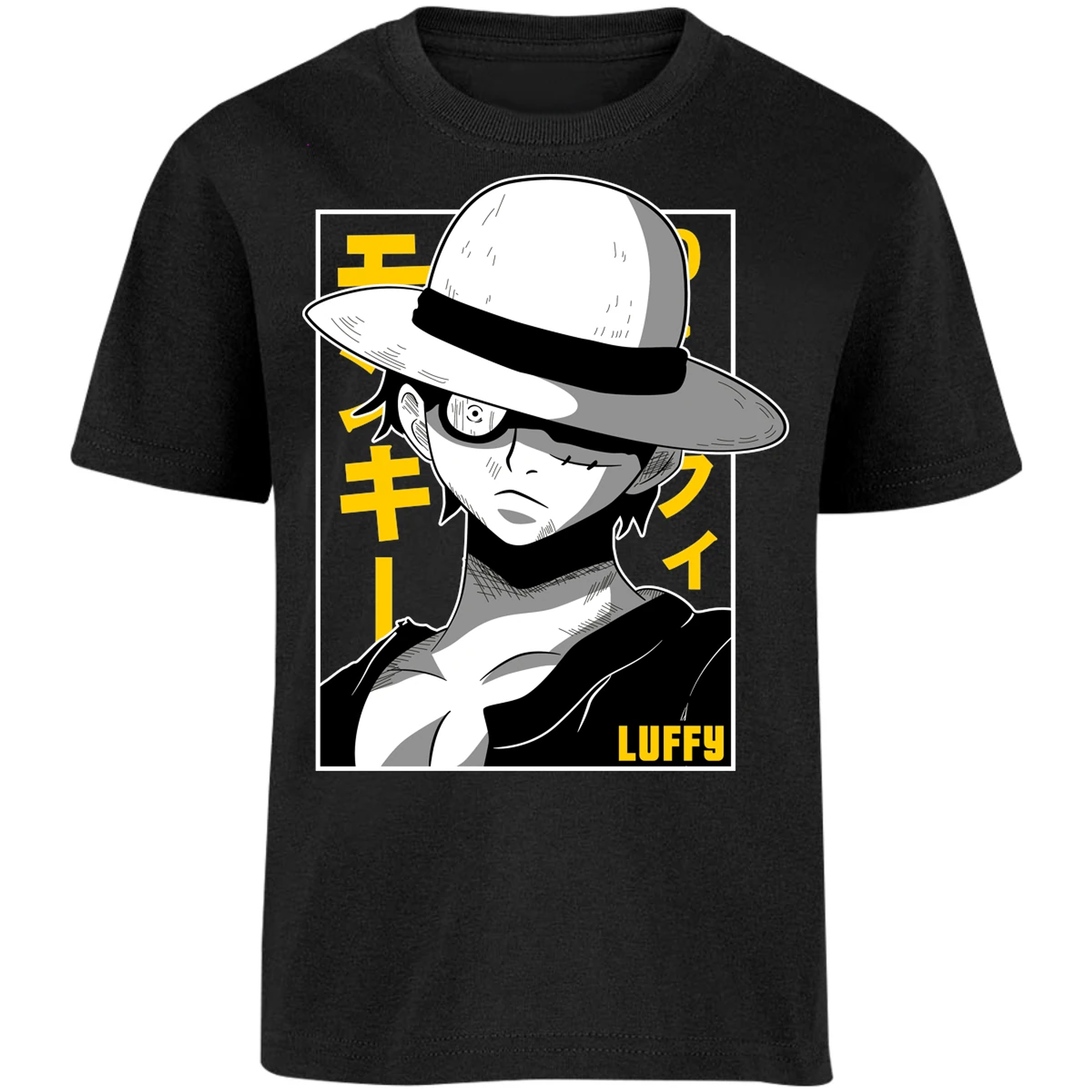 Playera One Piece Luffy Basic para Niño 23