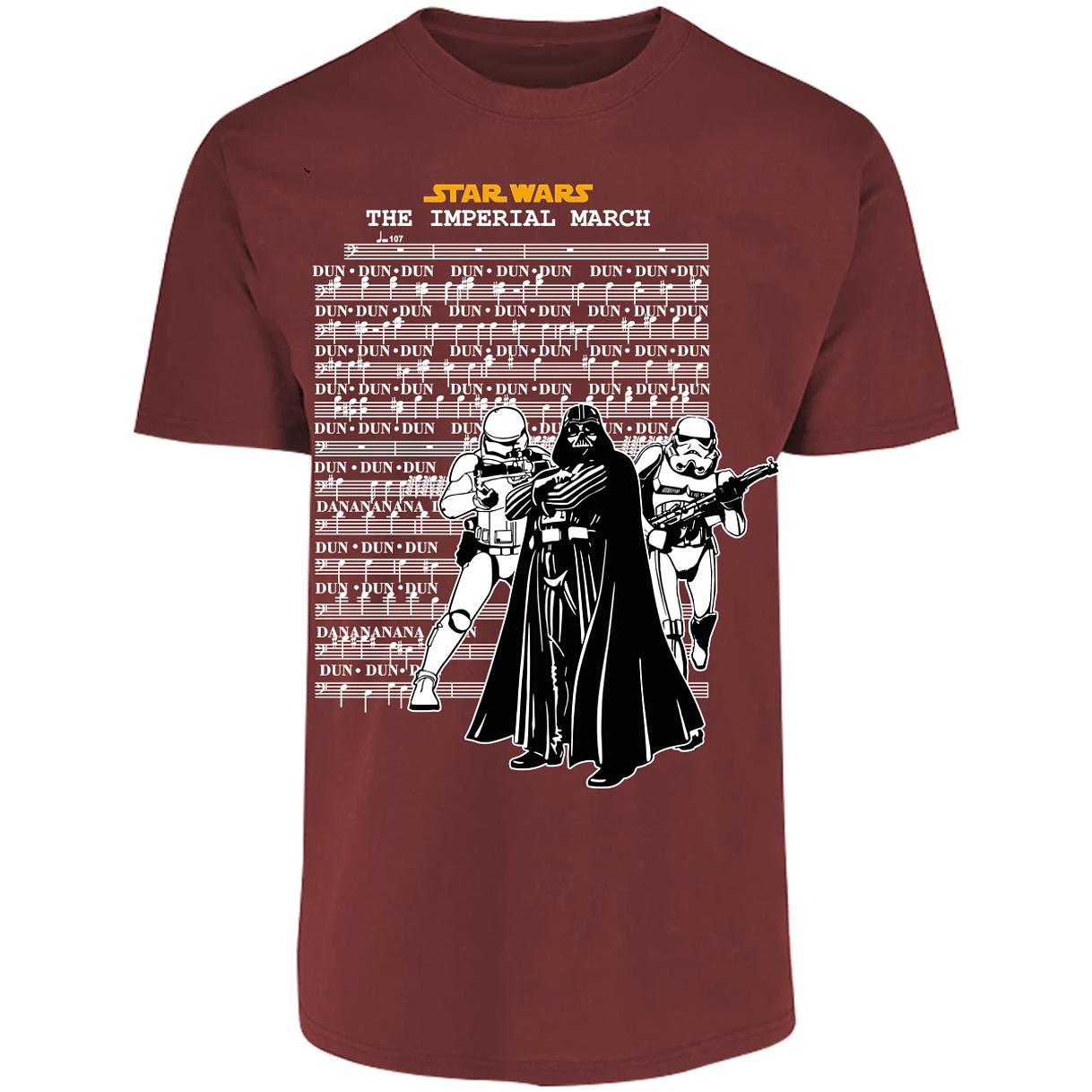 Playera Star Wars Imperial March para Adulto 12