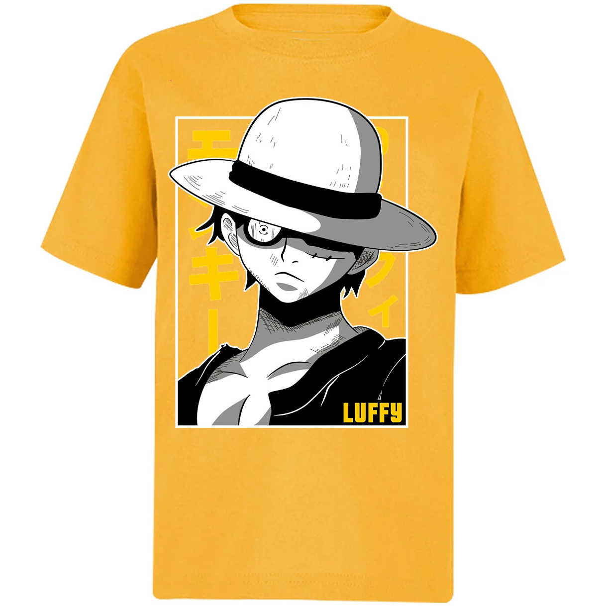Playera One Piece Luffy Basic para Niño 15