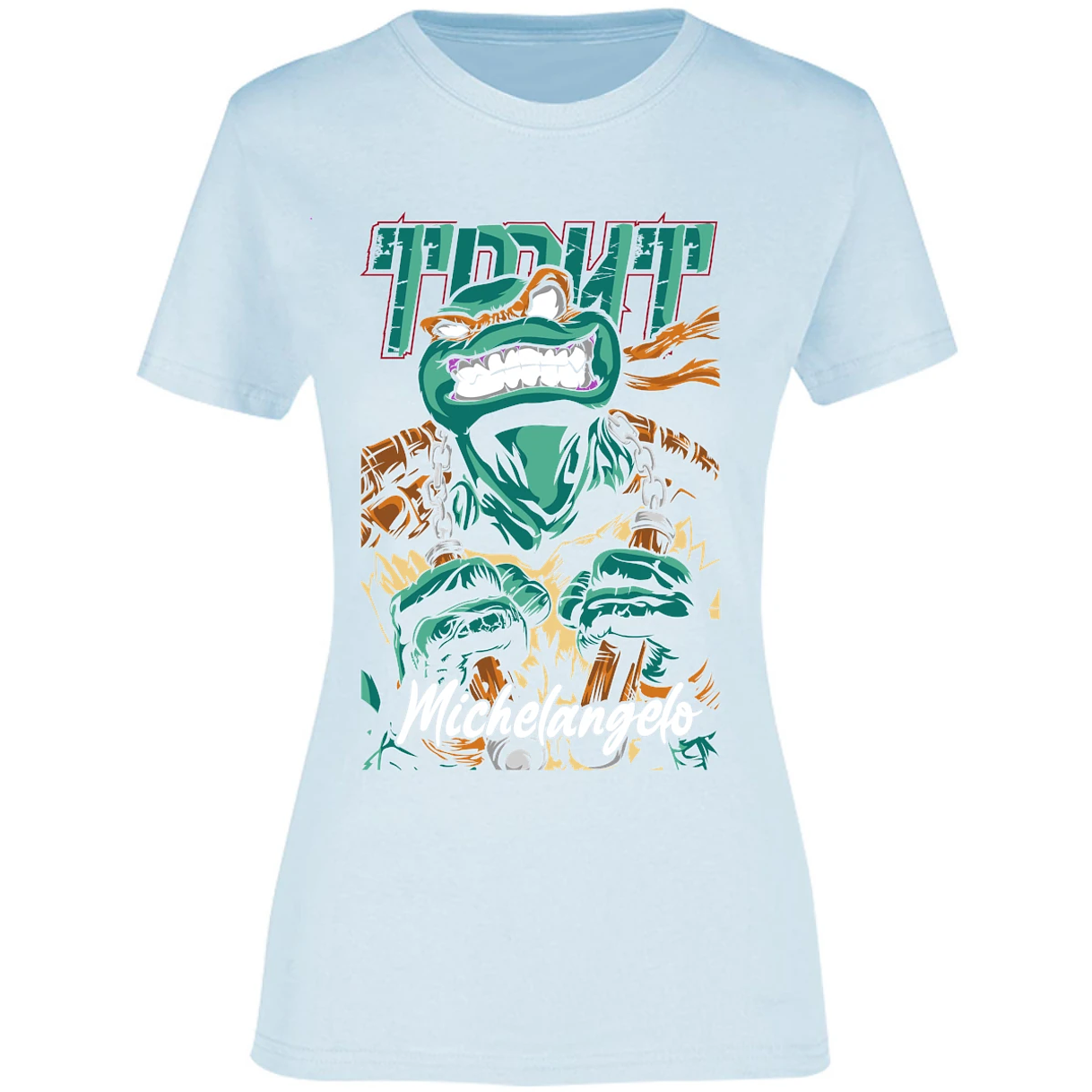Blusa Ninja Turtles Mickey Tmnt Blusa para Mujer 17