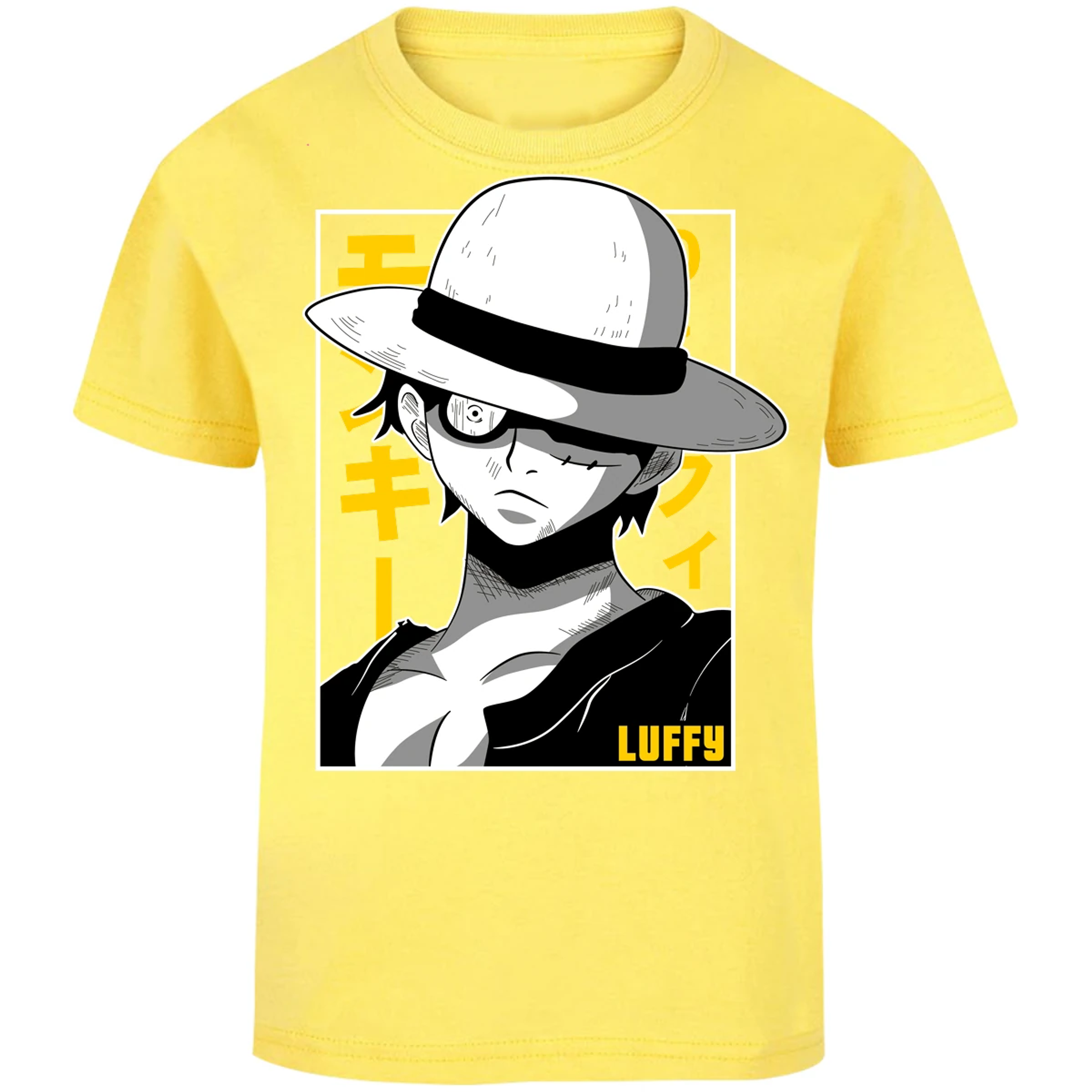 Playera One Piece Luffy Basic para Niño 5