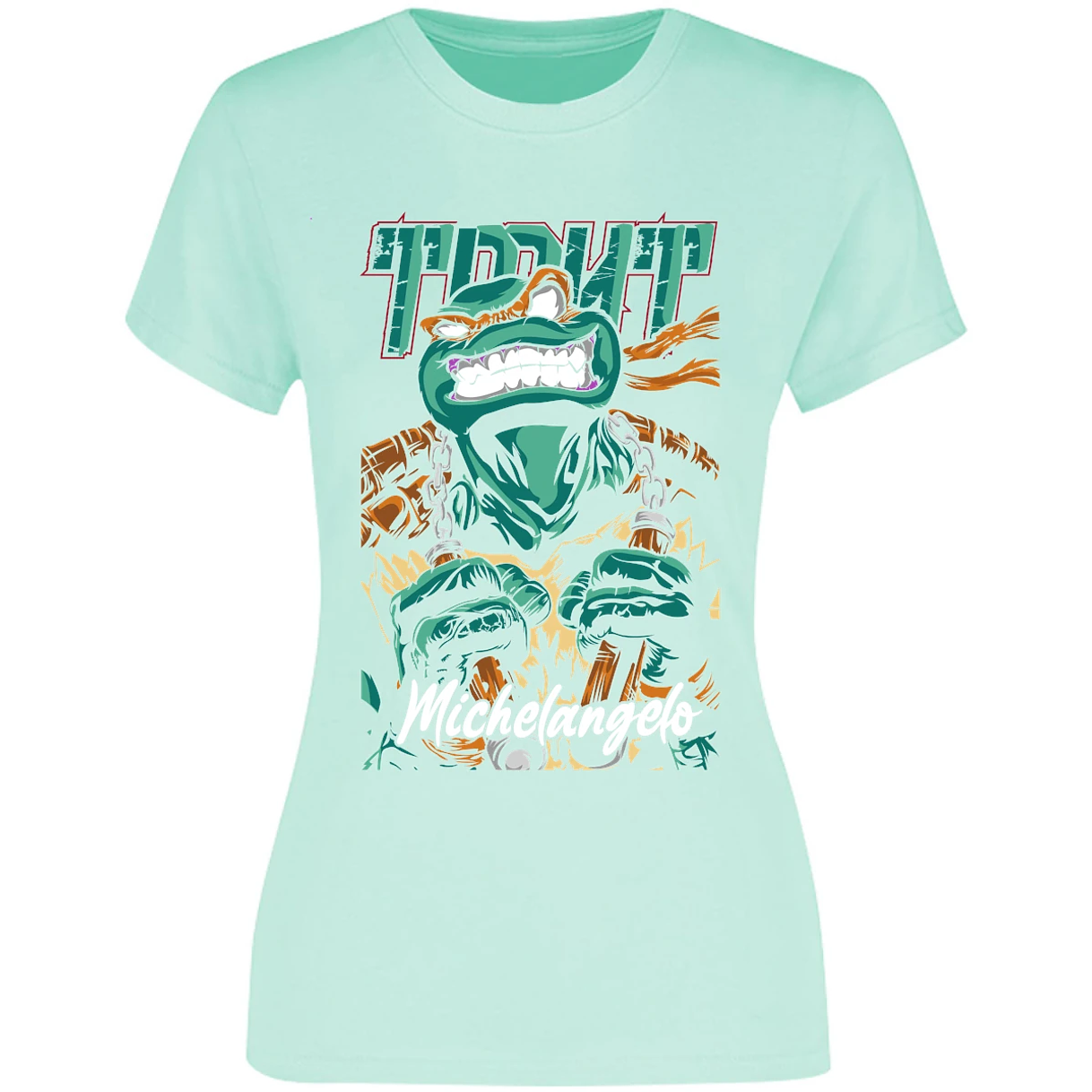 Blusa Ninja Turtles Mickey Tmnt Blusa para Mujer 13