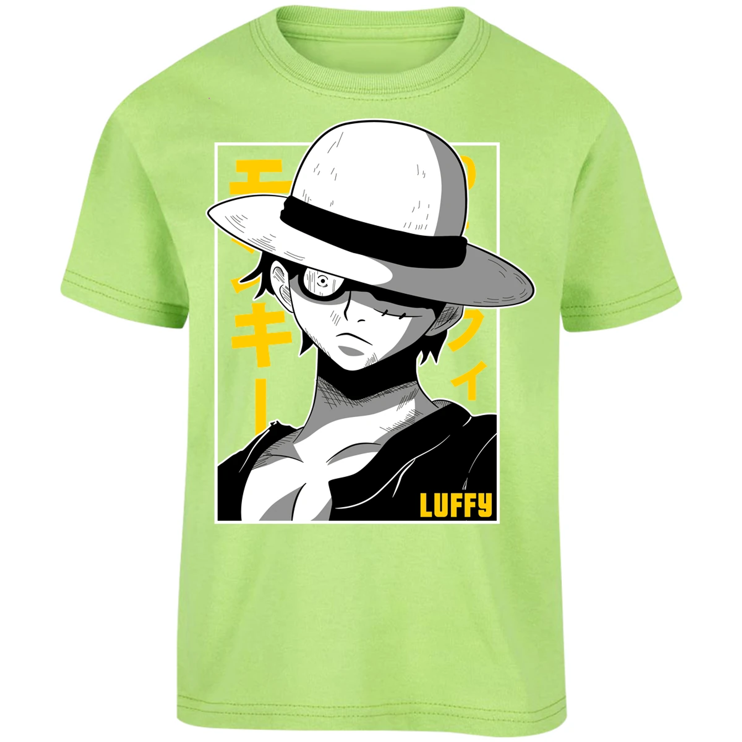 Playera One Piece Luffy Basic para Niño 7