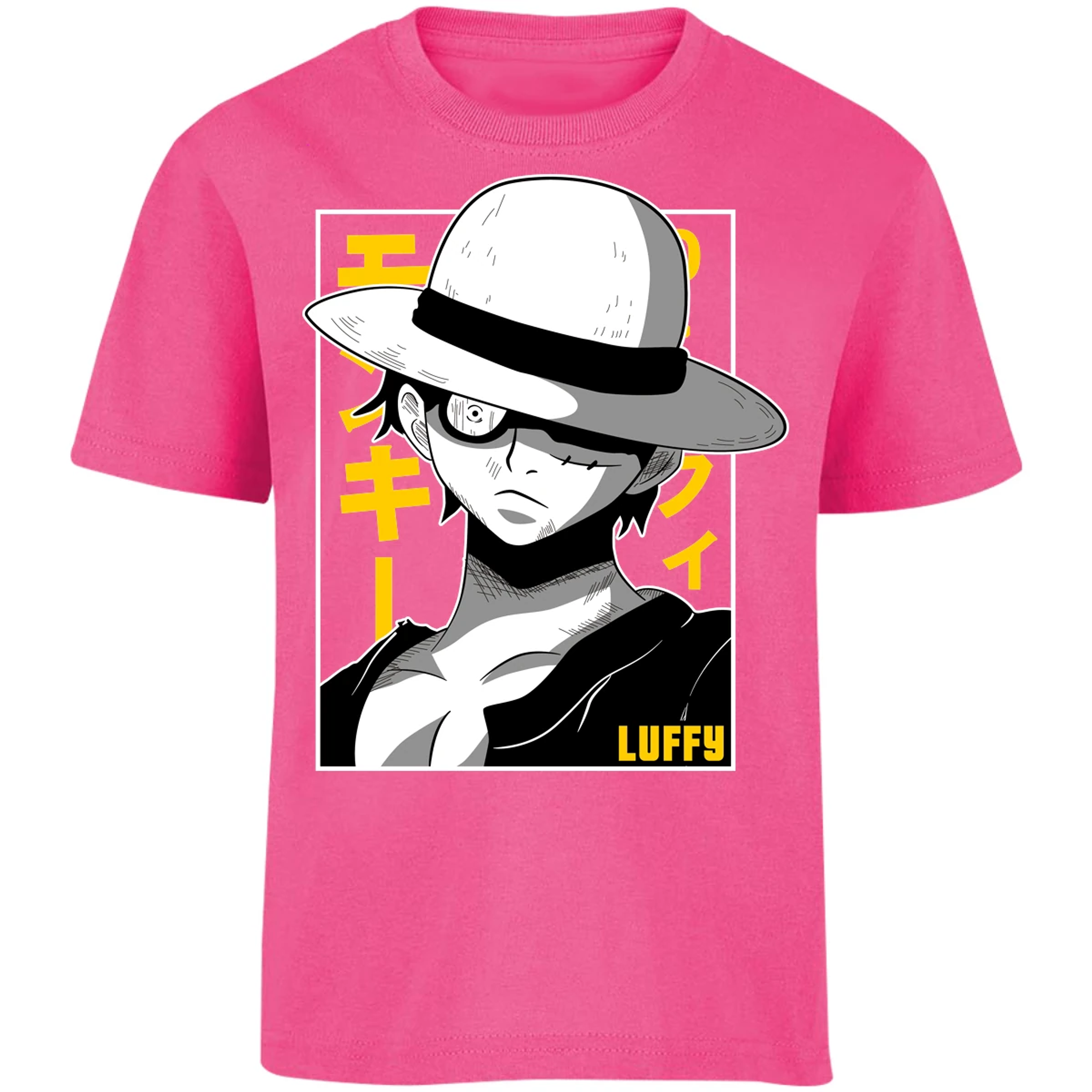Playera One Piece Luffy Basic para Niño 9