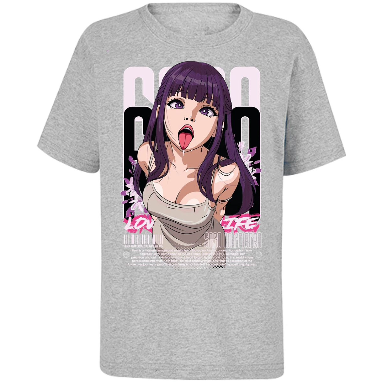 Playera Soso No Frieren Fern Waifu para Niño 13