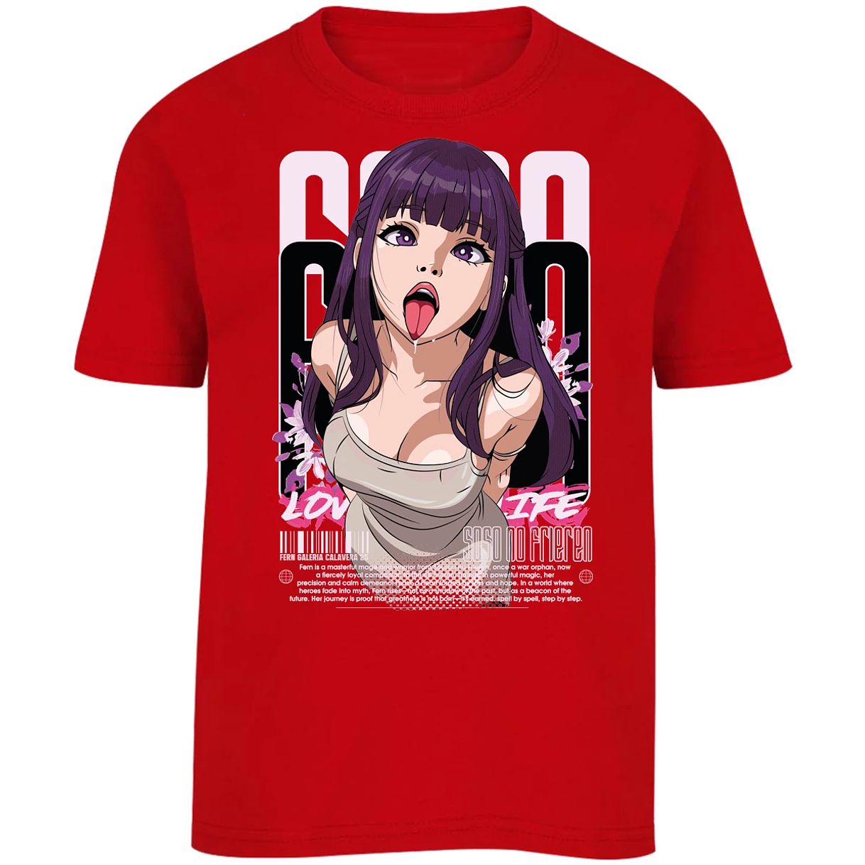Playera Soso No Frieren Fern Waifu para Niño 3