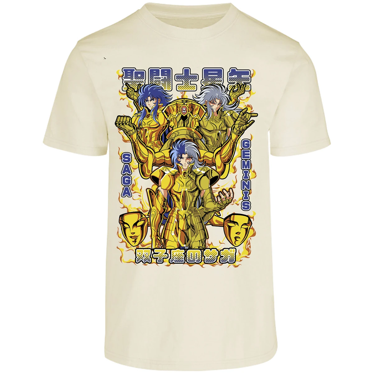 Playera Saint Seiya Saga De Geminis para Adulto 3