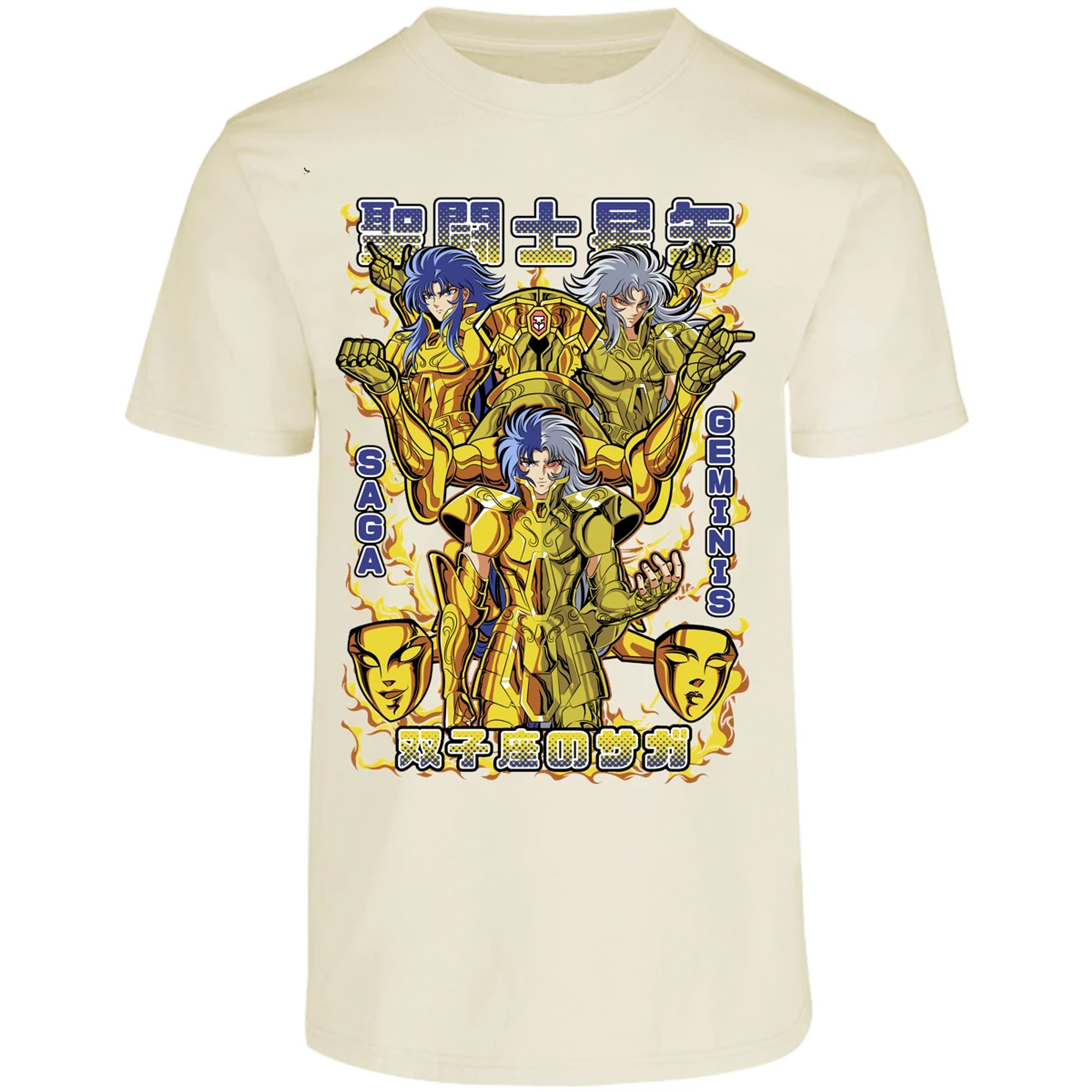 Playera Saint Seiya Saga De Geminis para Adulto 3