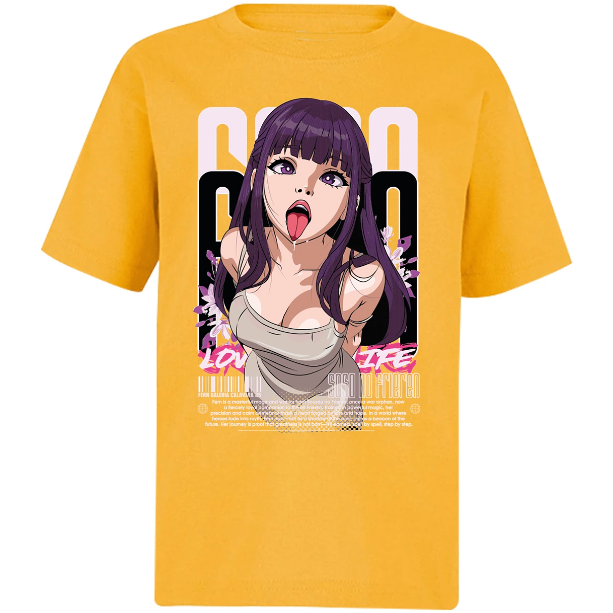 Playera Soso No Frieren Fern Waifu para Niño 5