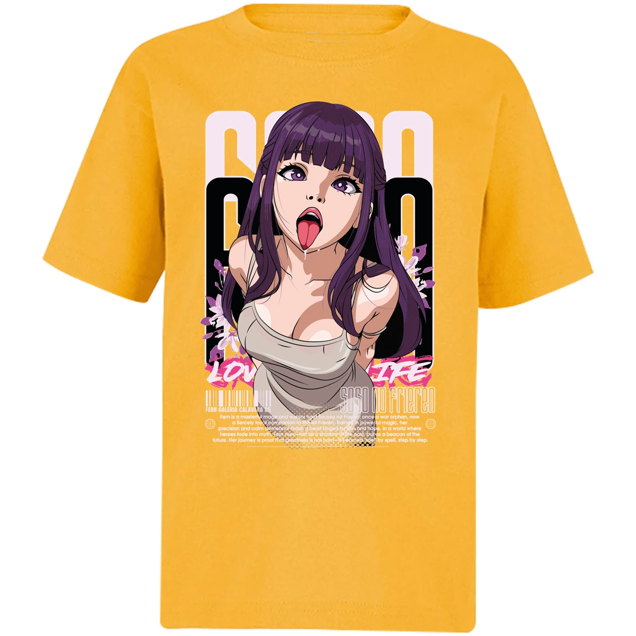 Playera Soso No Frieren Fern Waifu para Niño 5