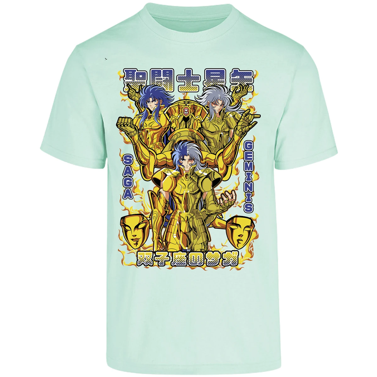Playera Saint Seiya Saga De Geminis para Adulto 6