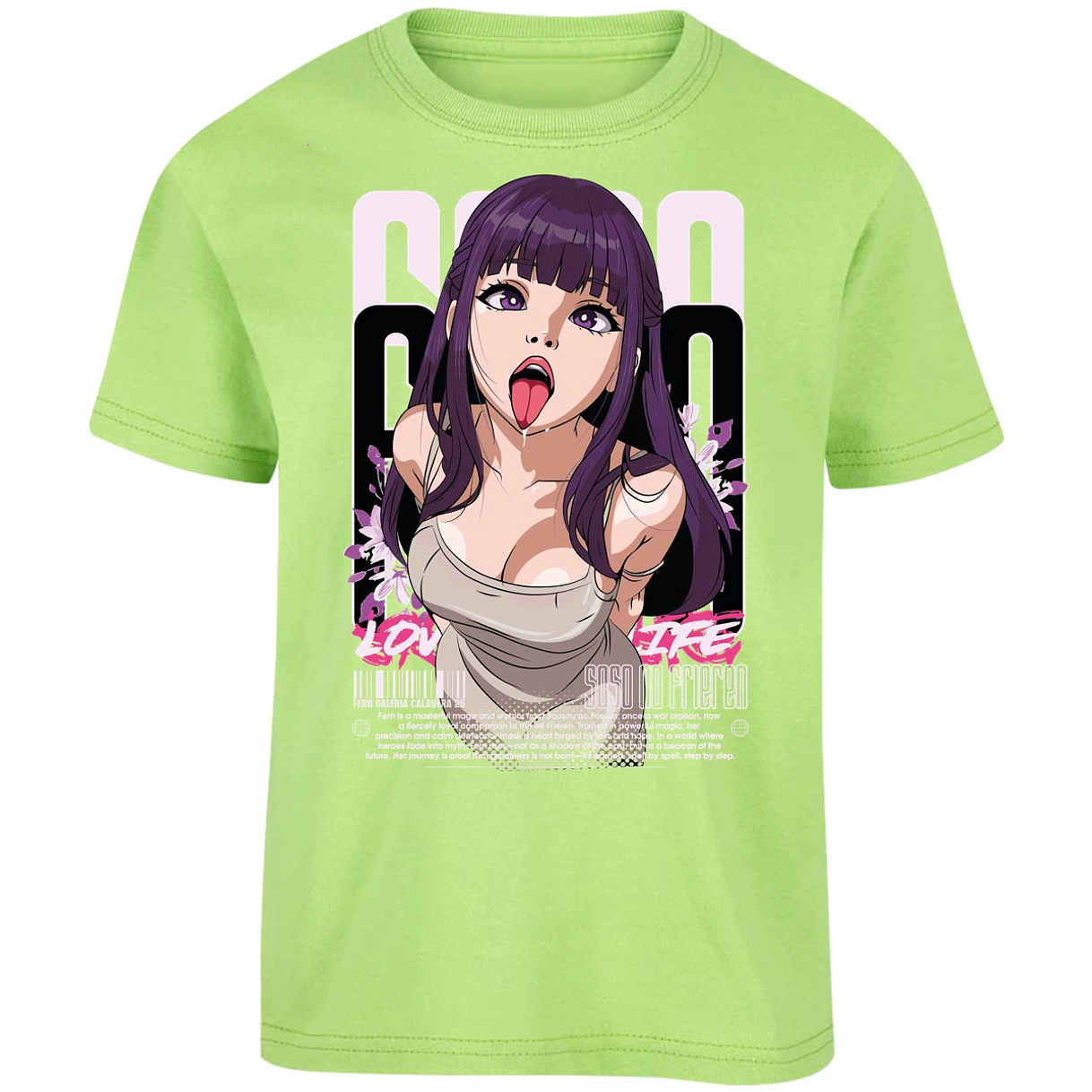 Playera Soso No Frieren Fern Waifu para Niño 10