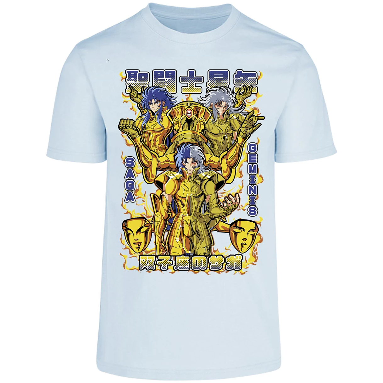 Playera Saint Seiya Saga De Geminis para Adulto 21
