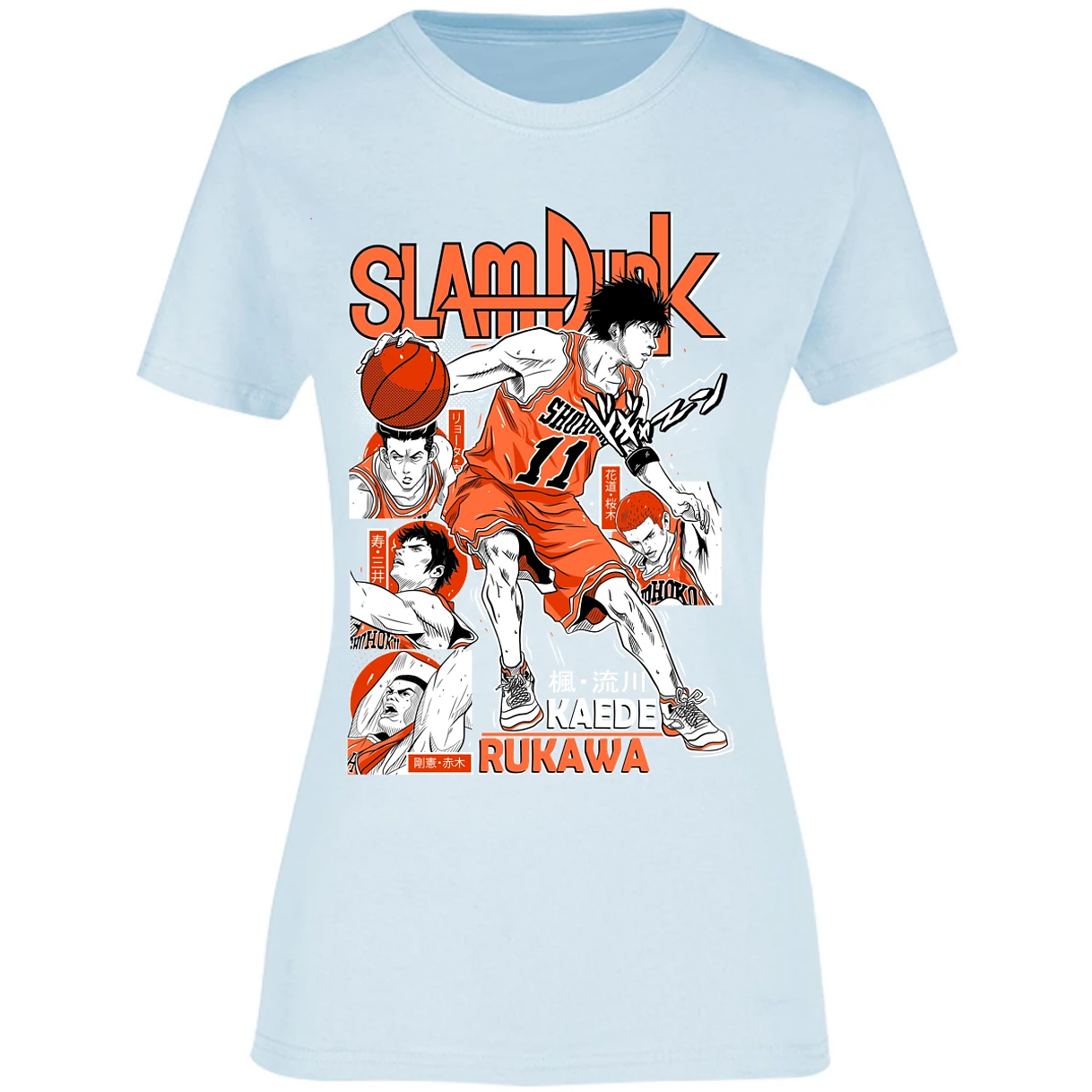 Blusa Slam Dunk Rukawa Slam Dunk Blusa para Mujer 3