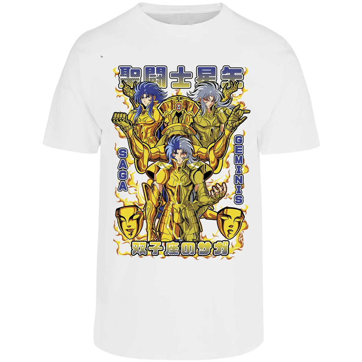 Playera Saint Seiya Saga De Geminis para Adulto 20