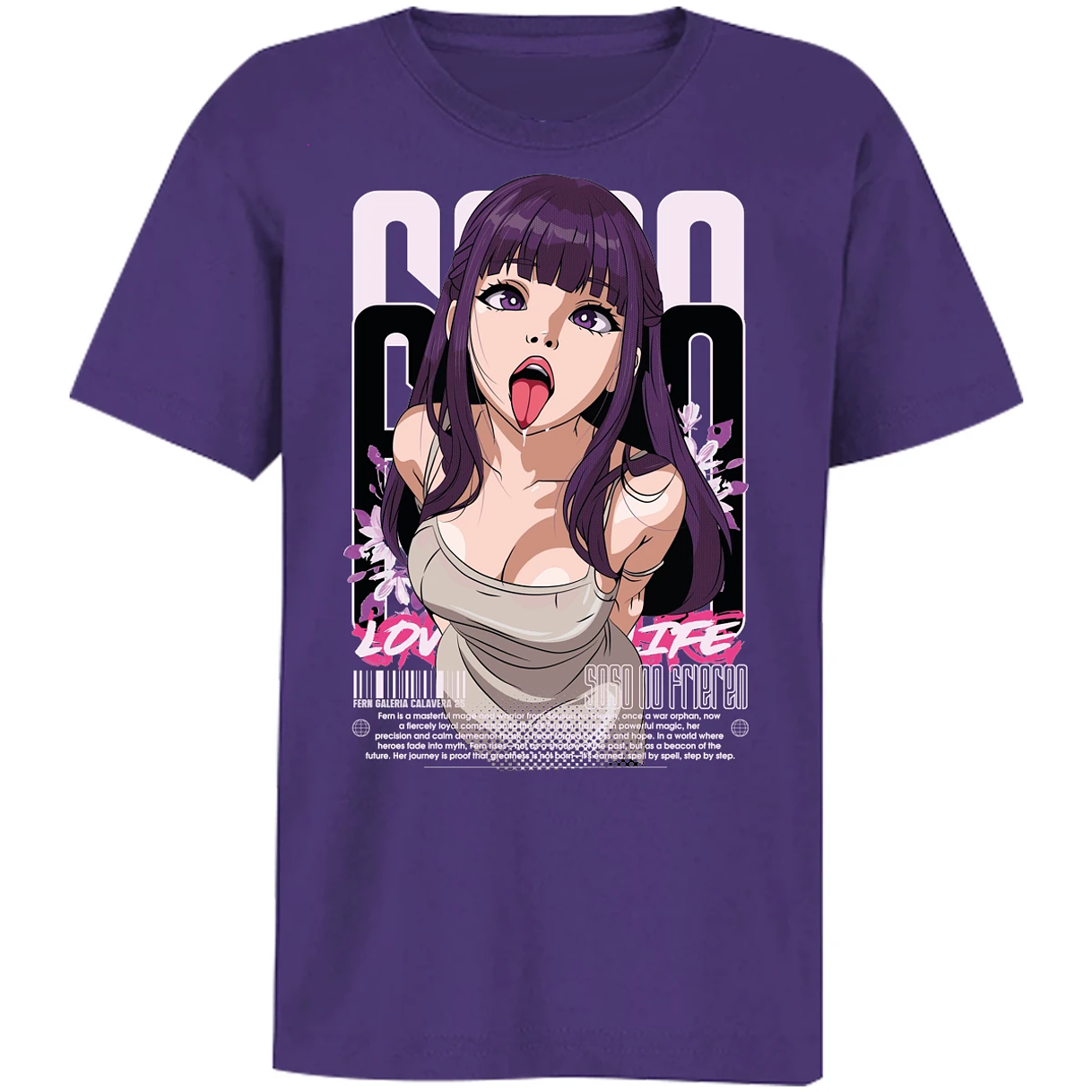 Playera Soso No Frieren Fern Waifu para Niño 1