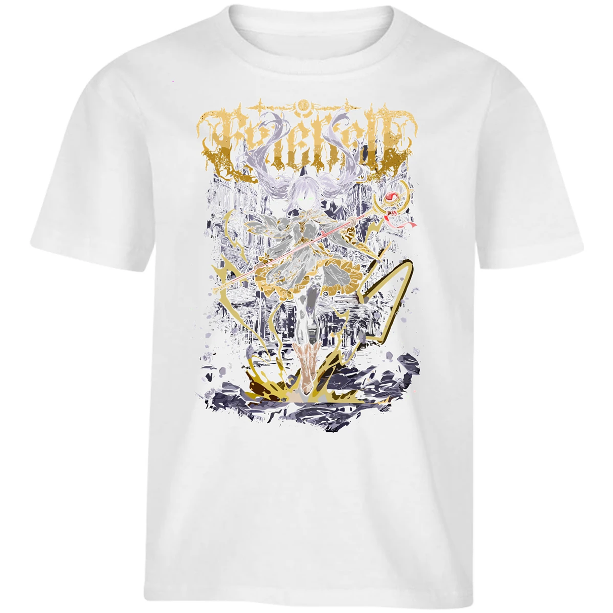 Playera Soso No Frieren Frieren Auto para Niño 9