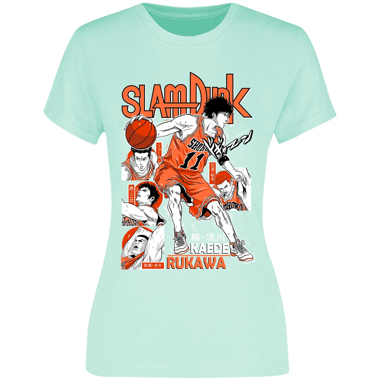 Blusa Slam Dunk Rukawa Slam Dunk Blusa para Mujer 5
