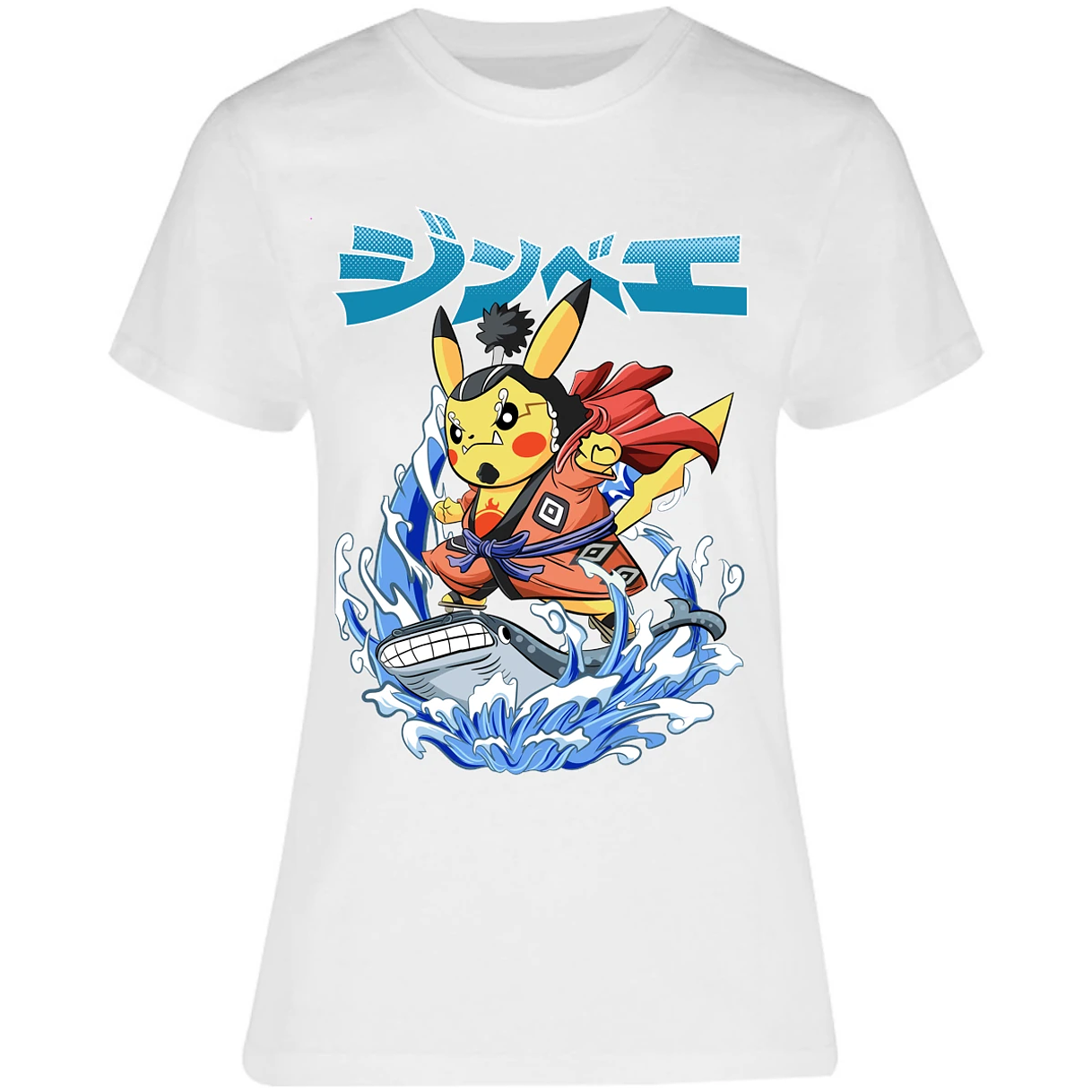Blusa Pokemon Pikachu One Piece Blusa para Mujer 16