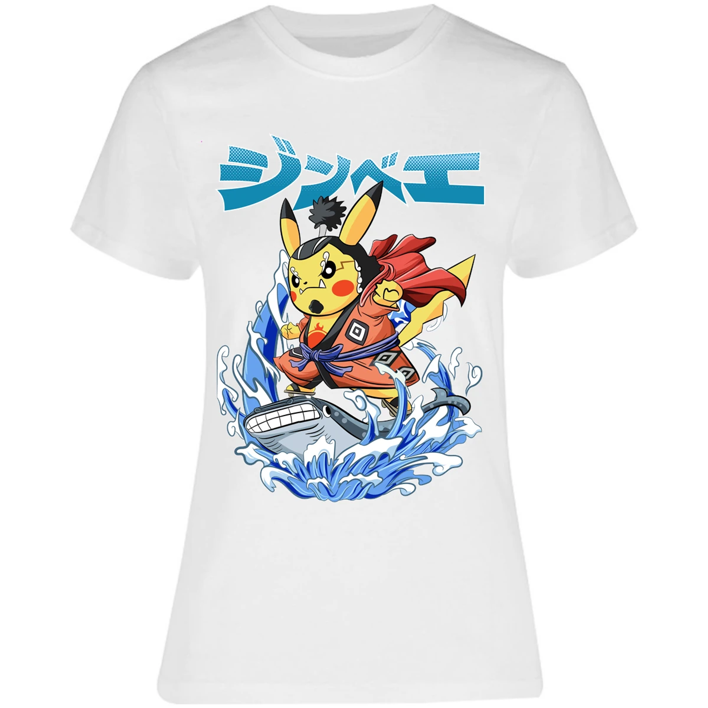 Blusa Pokemon Pikachu One Piece Blusa para Mujer 16