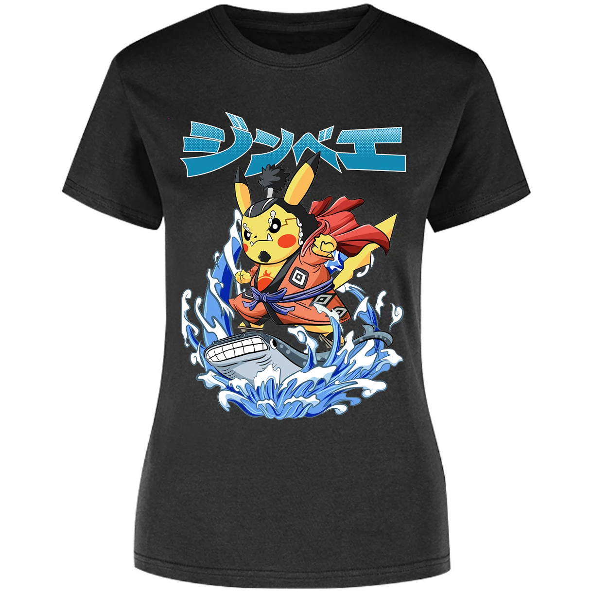 Blusa Pokemon Pikachu One Piece Blusa para Mujer 15
