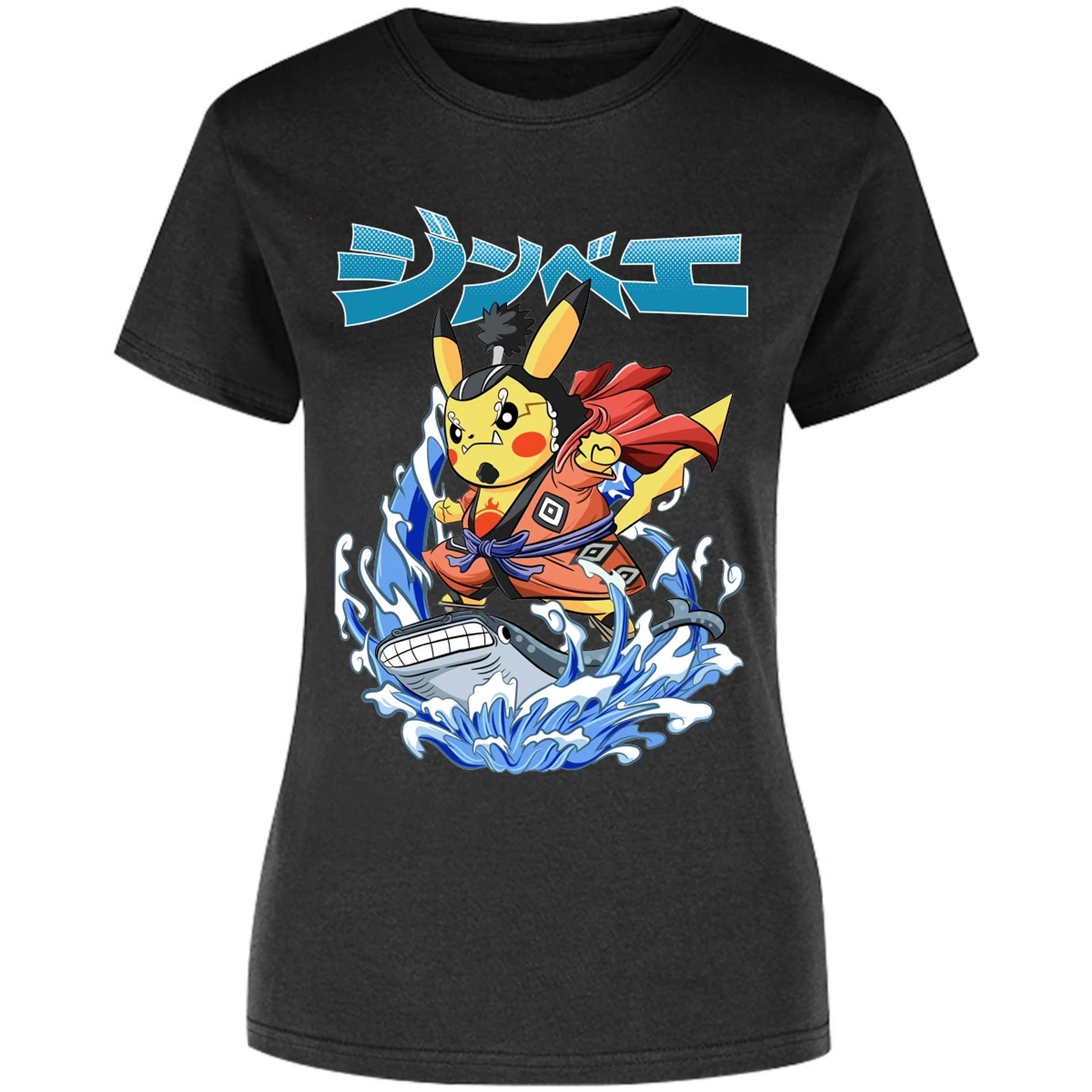 Blusa Pokemon Pikachu One Piece Blusa para Mujer 15