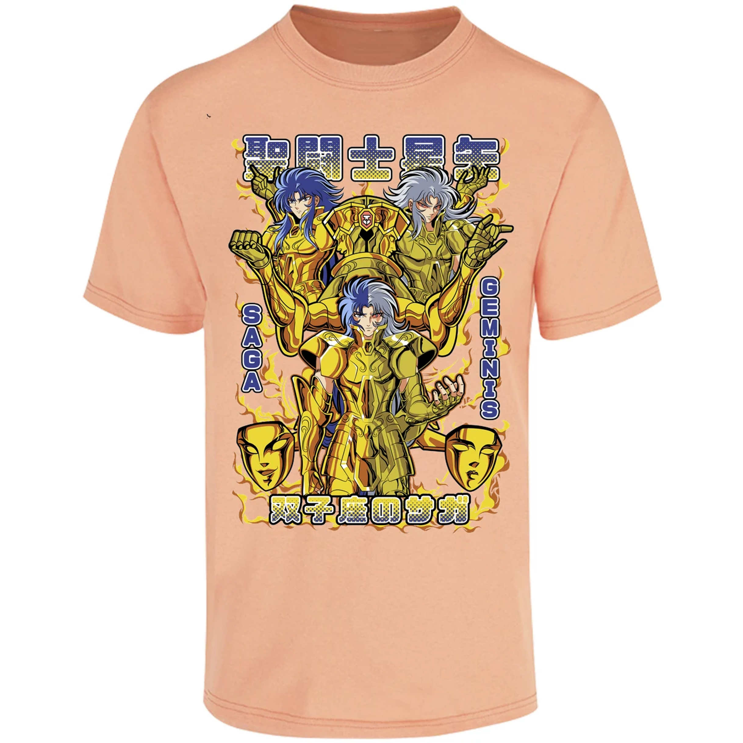 Playera Saint Seiya Saga De Geminis para Adulto 12