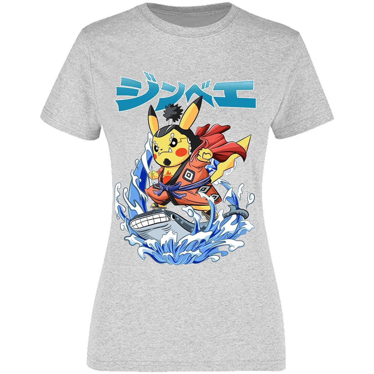 Blusa Pokemon Pikachu One Piece Blusa para Mujer 6