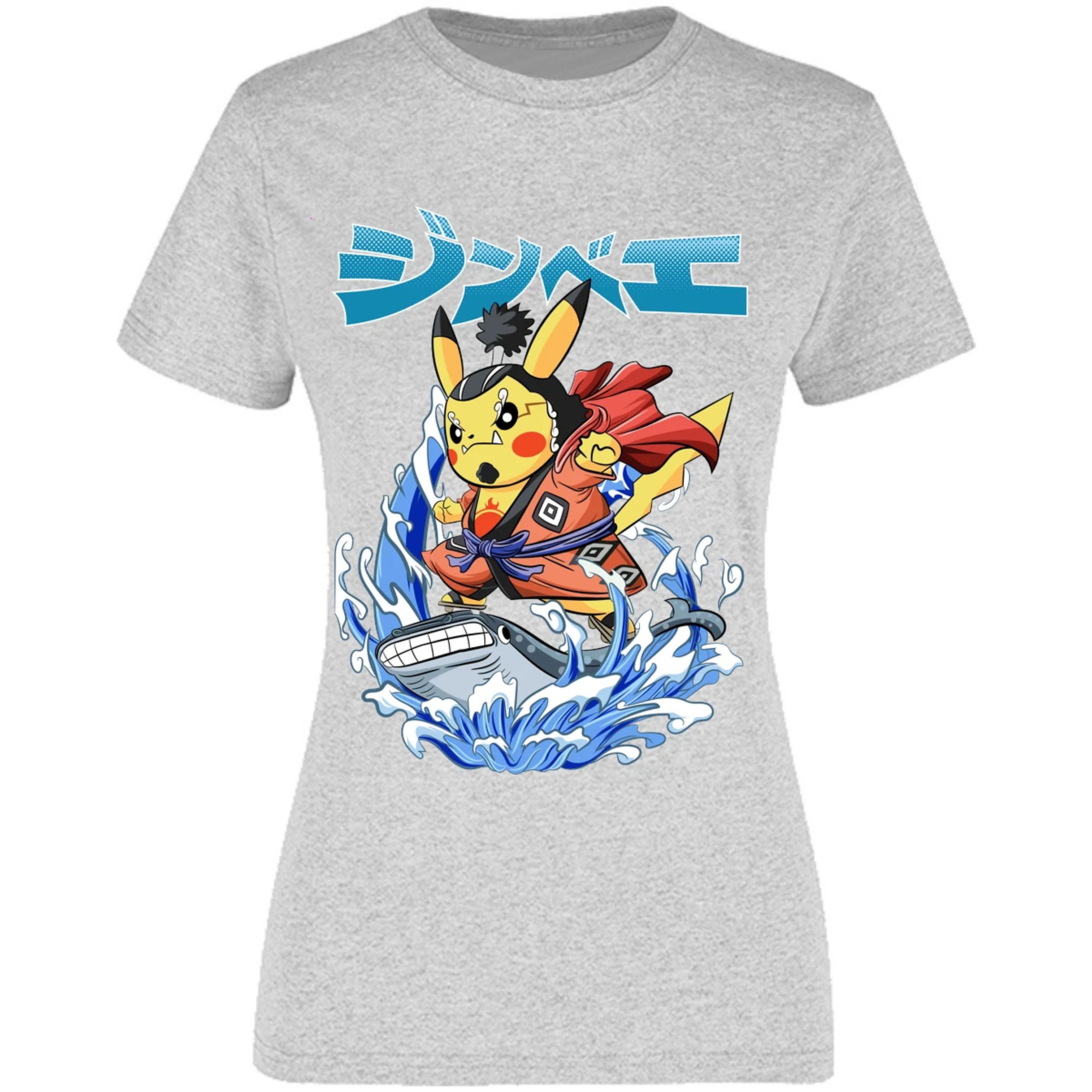 Blusa Pokemon Pikachu One Piece Blusa para Mujer 6