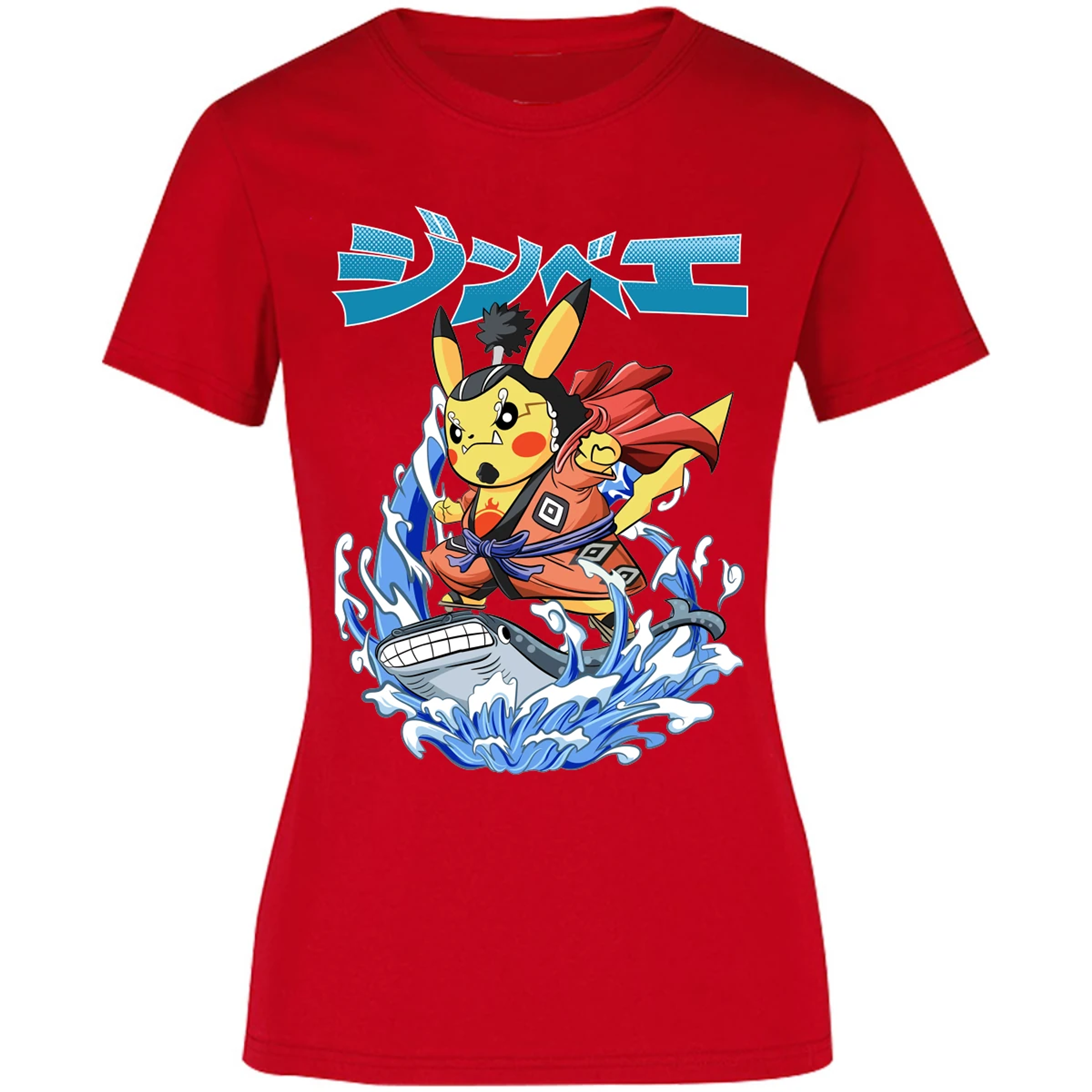 Blusa Pokemon Pikachu One Piece Blusa para Mujer 2