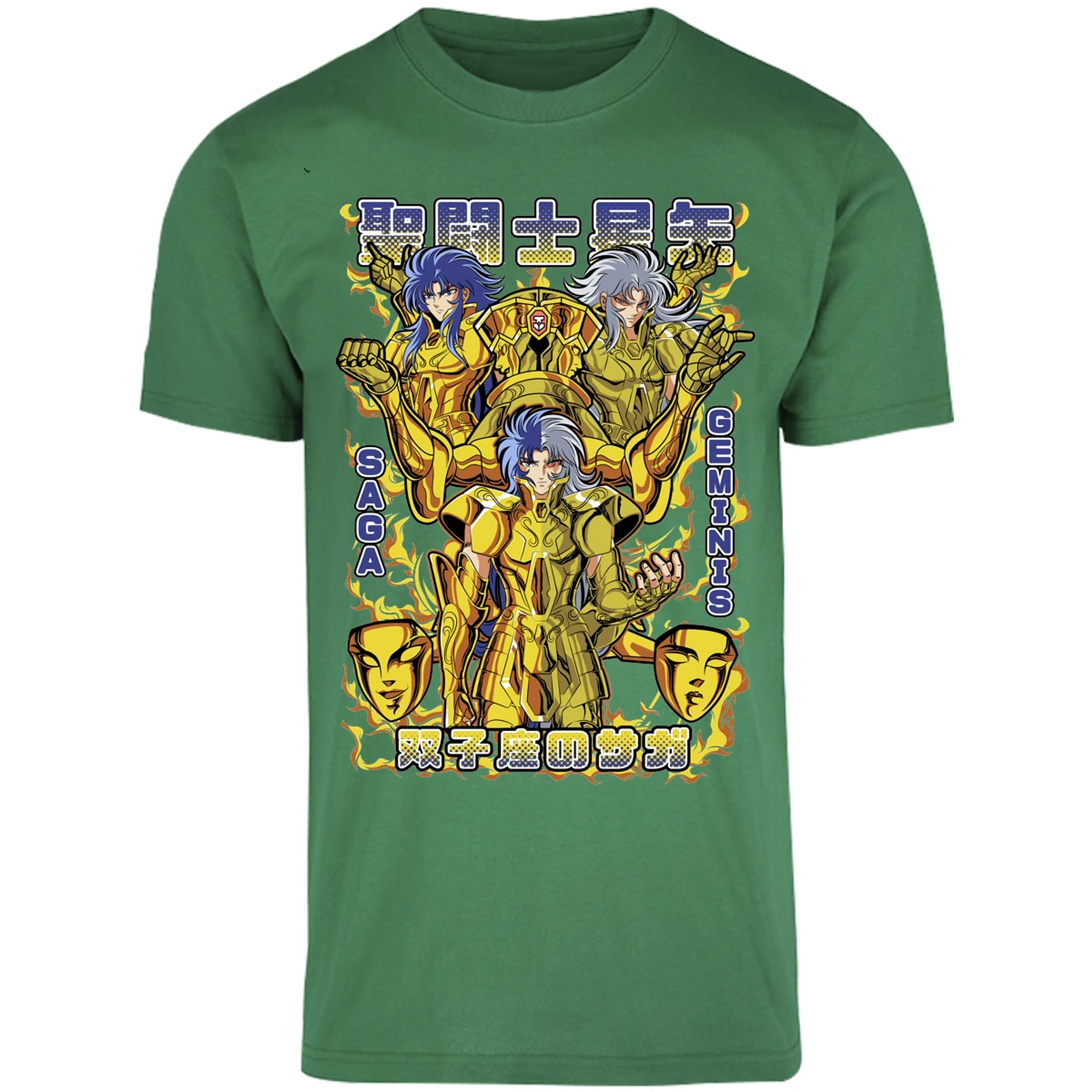 Playera Saint Seiya Saga De Geminis para Adulto 11