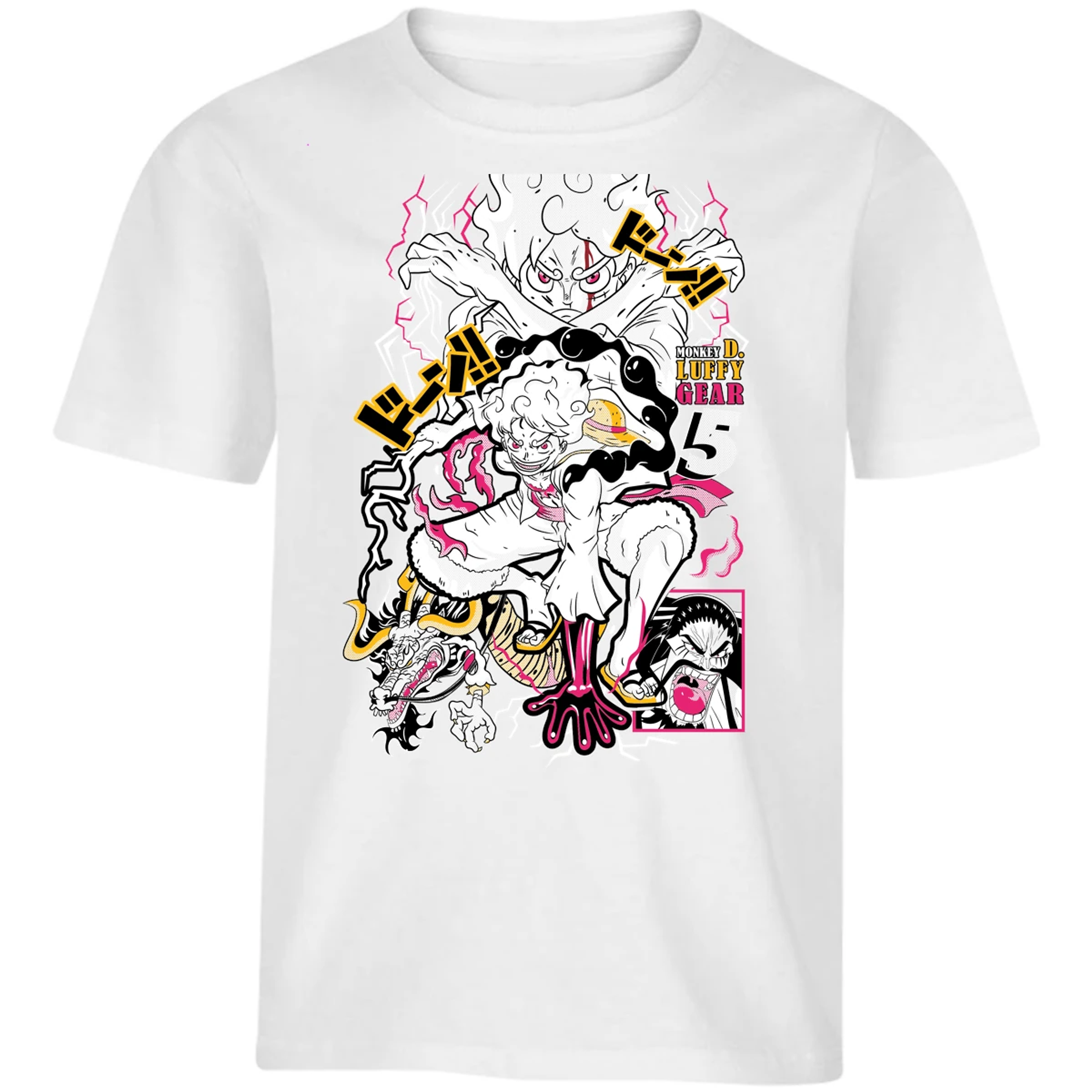 Playera One Piece Luffy Gear 5 para Niño 29