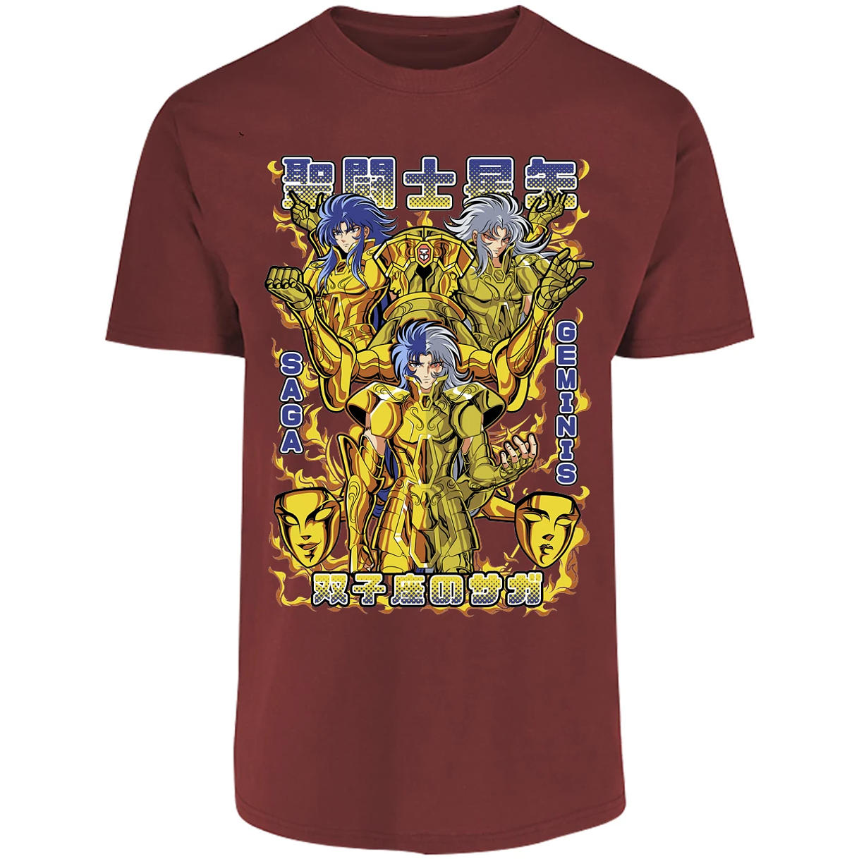 Playera Saint Seiya Saga De Geminis para Adulto 18