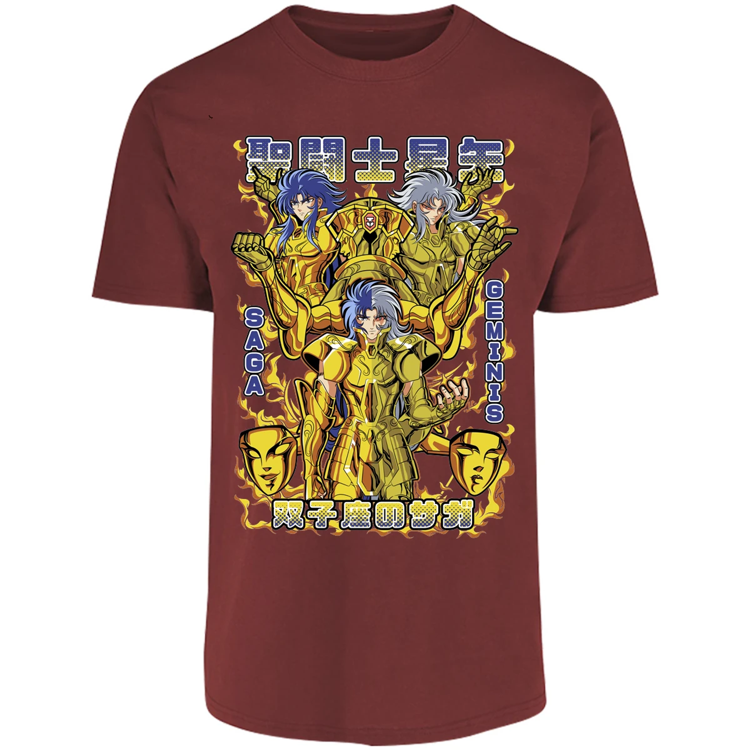 Playera Saint Seiya Saga De Geminis para Adulto 18