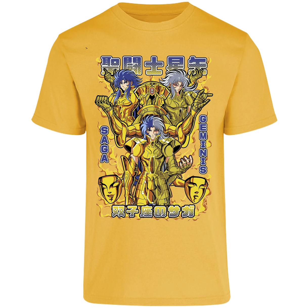 Playera Saint Seiya Saga De Geminis para Adulto 29