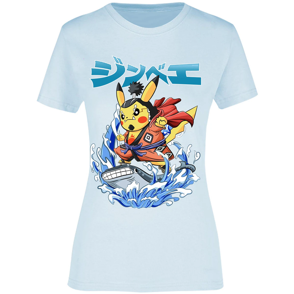 Blusa Pokemon Pikachu One Piece Blusa para Mujer 8