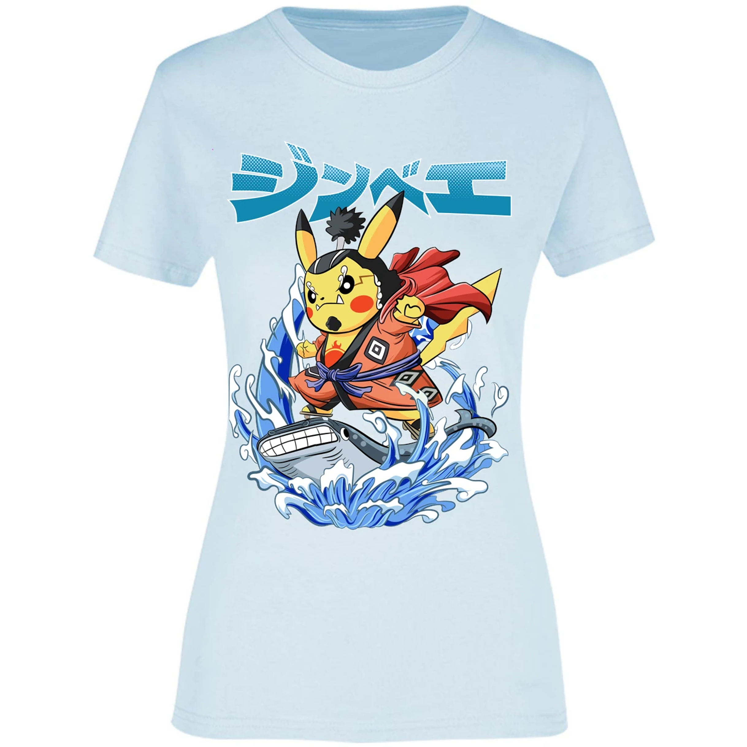 Blusa Pokemon Pikachu One Piece Blusa para Mujer 8