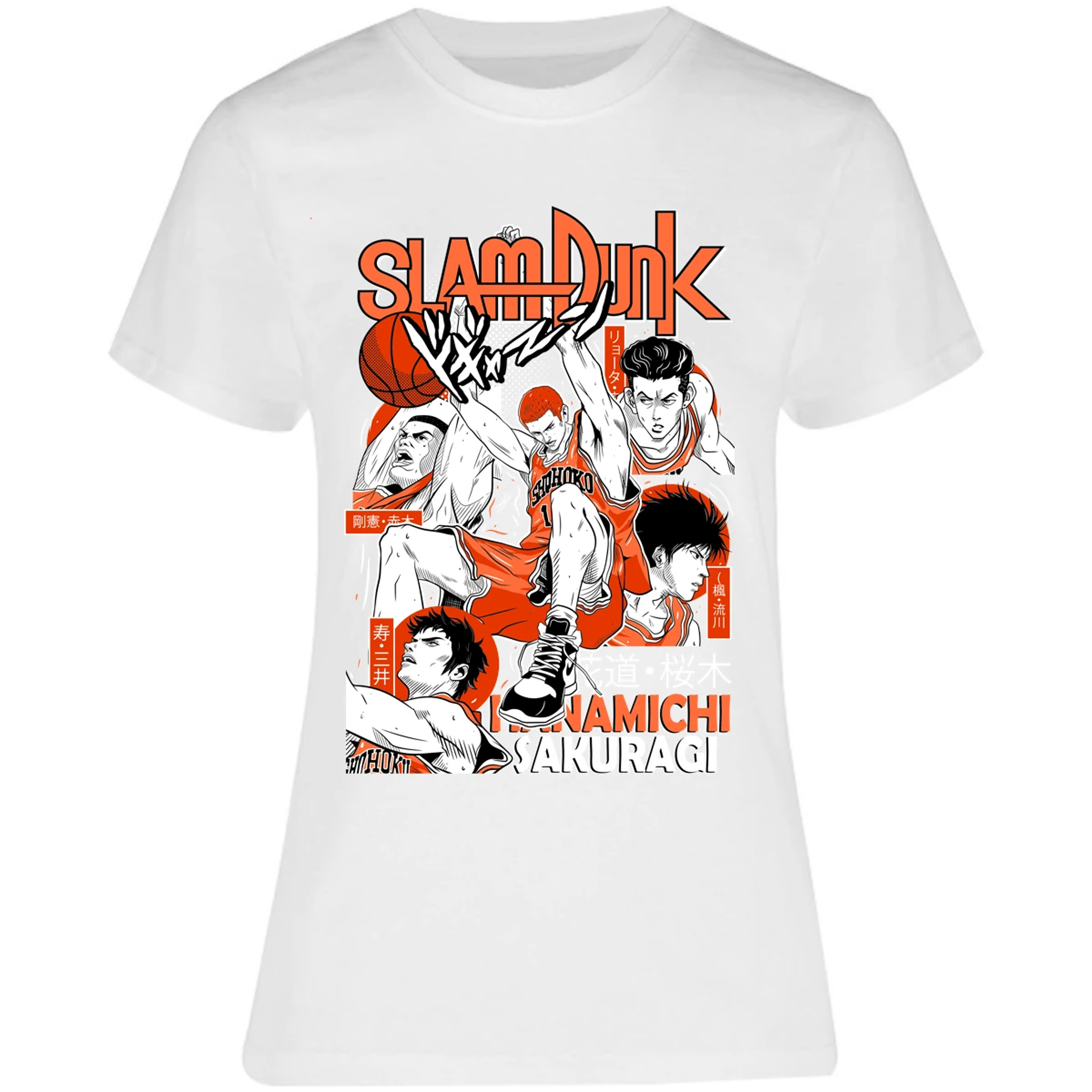 Blusa Slam Dunk Sakuragi Slam Dunk Blusa para Mujer 6