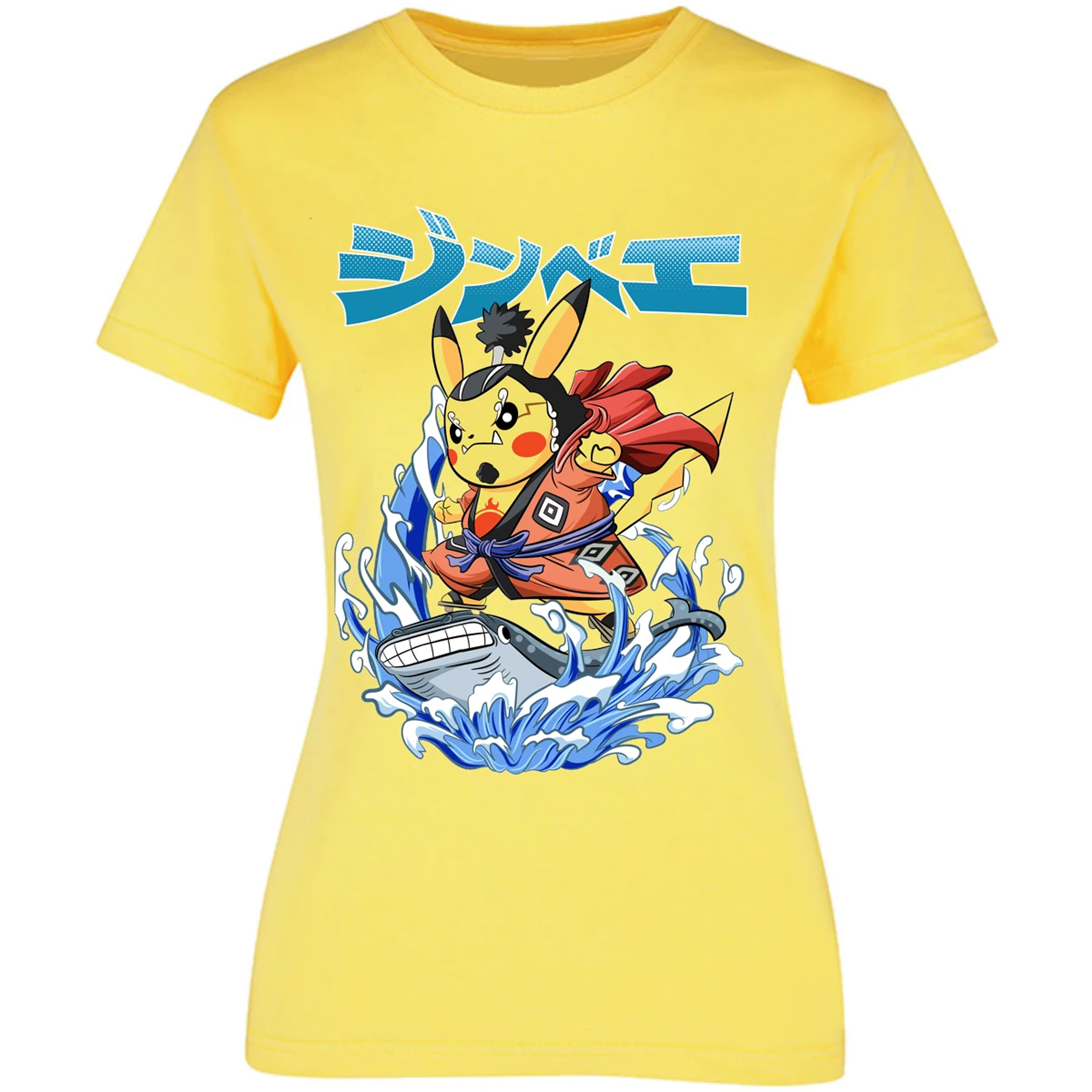 Blusa Pokemon Pikachu One Piece Blusa para Mujer 17