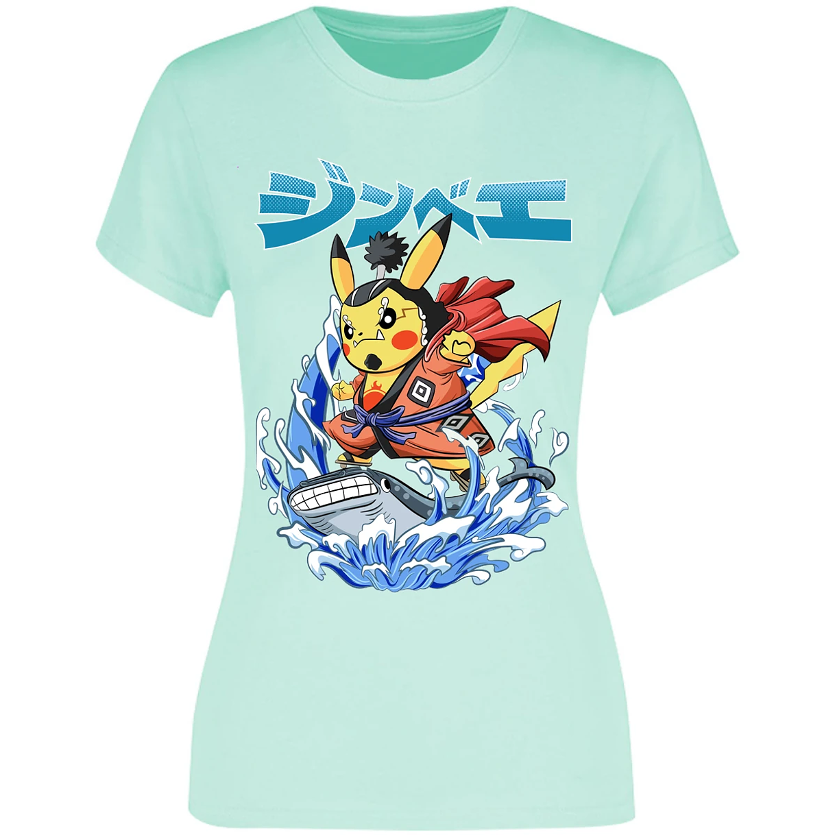 Blusa Pokemon Pikachu One Piece Blusa para Mujer 18