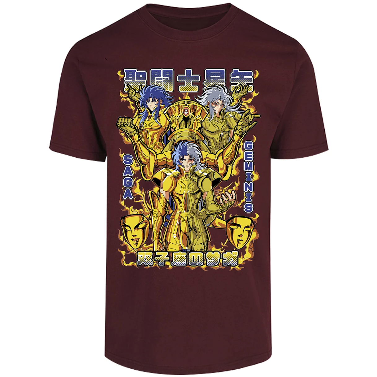 Playera Saint Seiya Saga De Geminis para Adulto 8