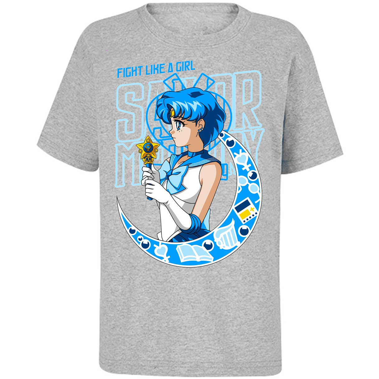 Playera Sailor Moon Sailor Moon Mercury para Niño 4
