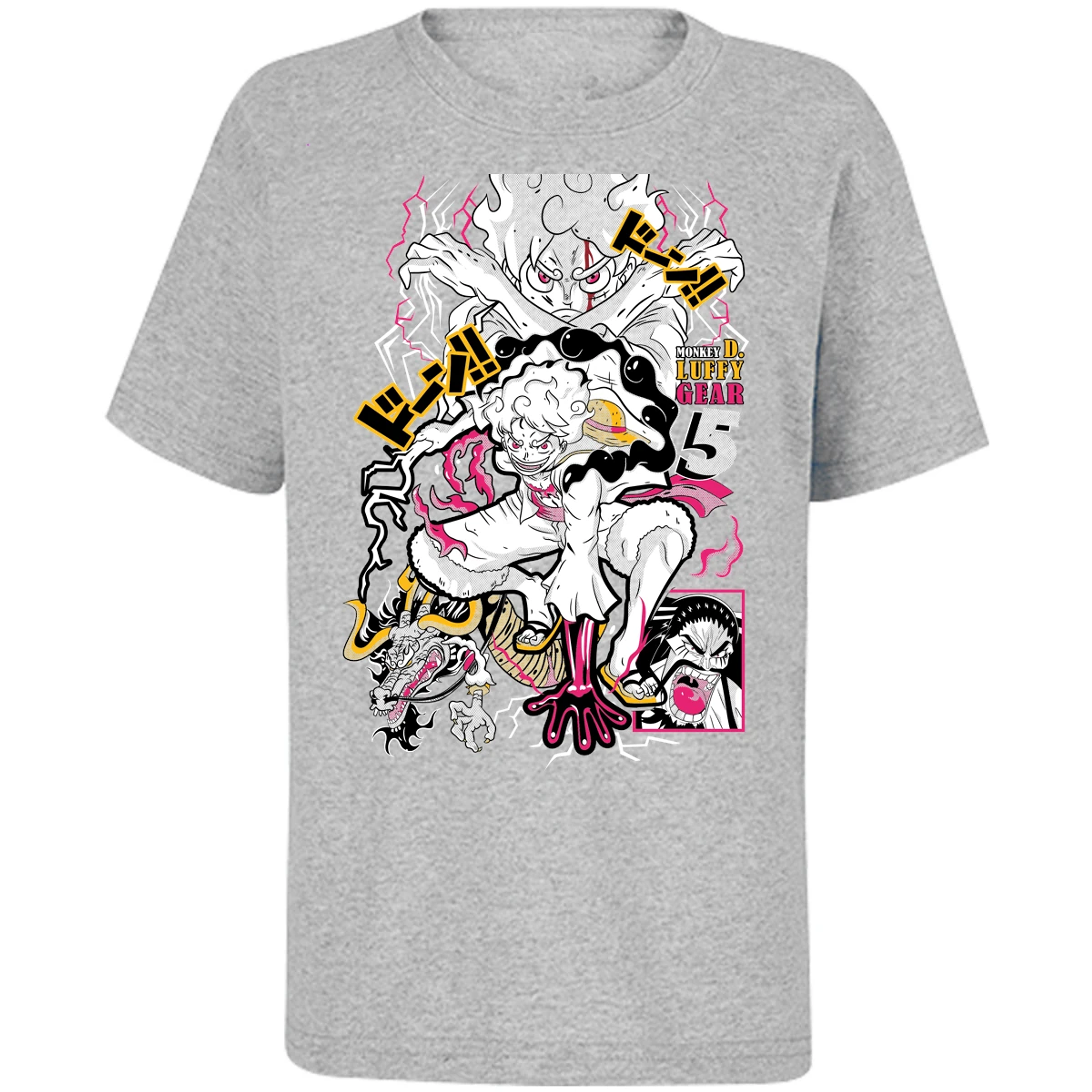 Playera One Piece Luffy Gear 5 para Niño 17