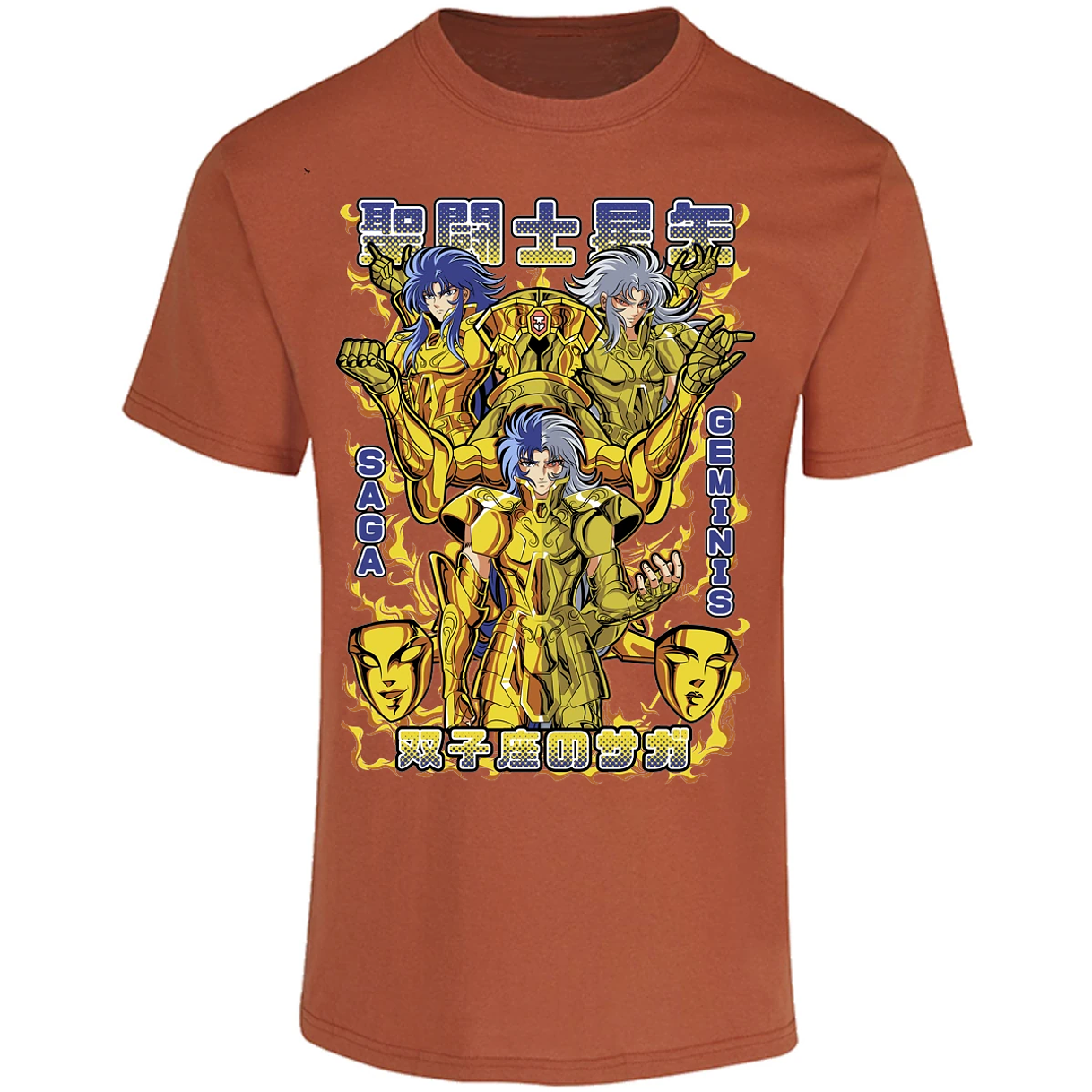 Playera Saint Seiya Saga De Geminis para Adulto 2