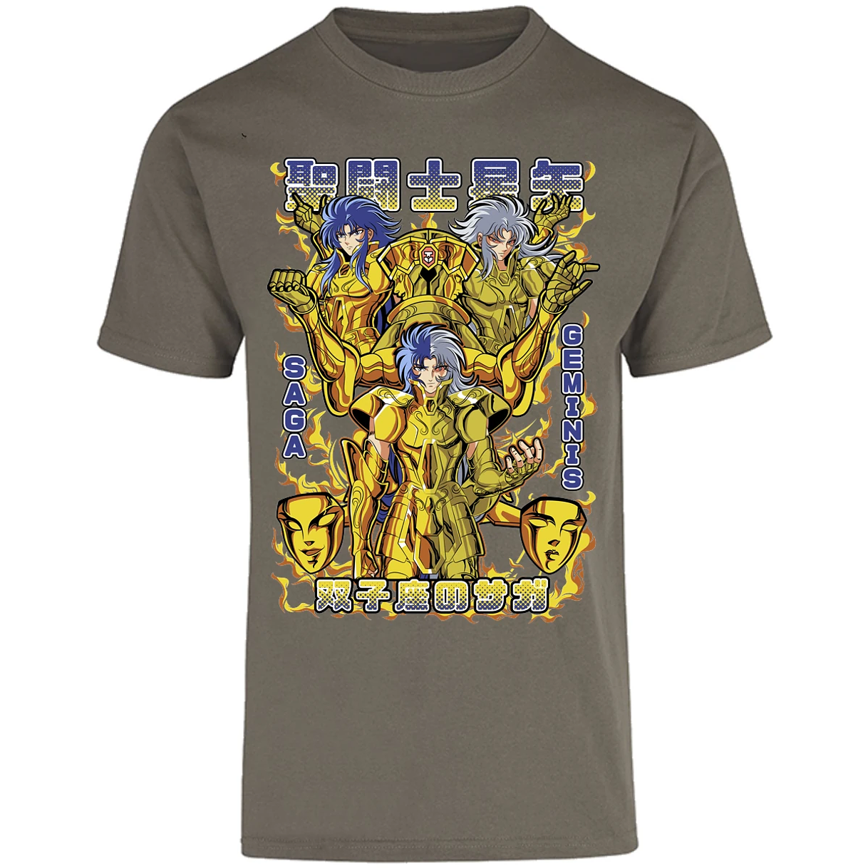Playera Saint Seiya Saga De Geminis para Adulto 5