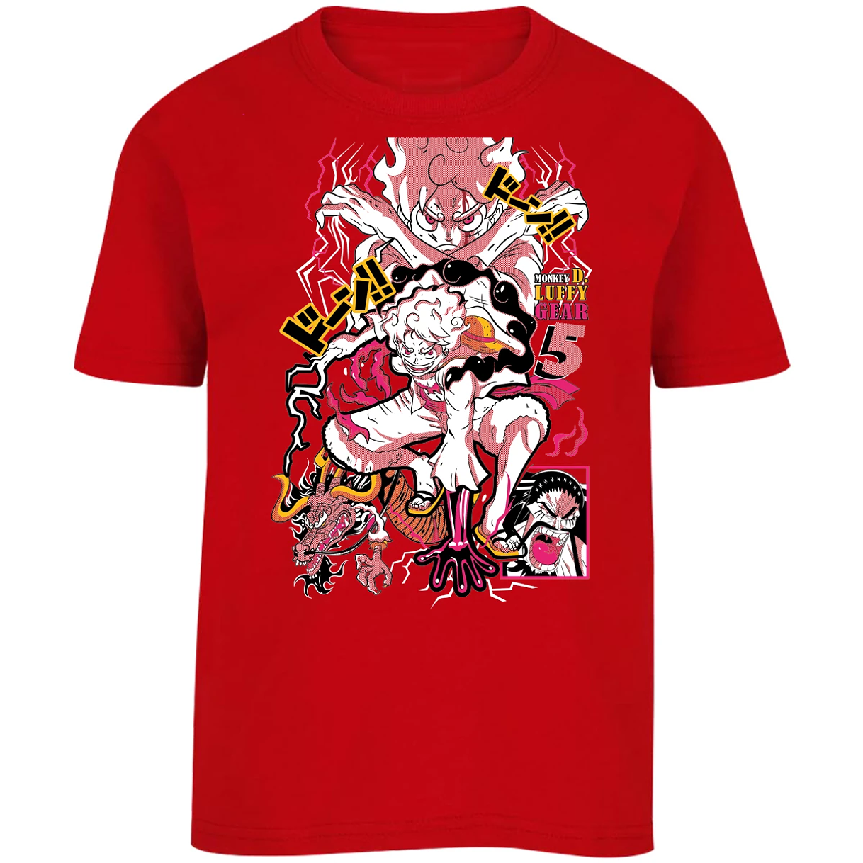 Playera One Piece Luffy Gear 5 para Niño 31