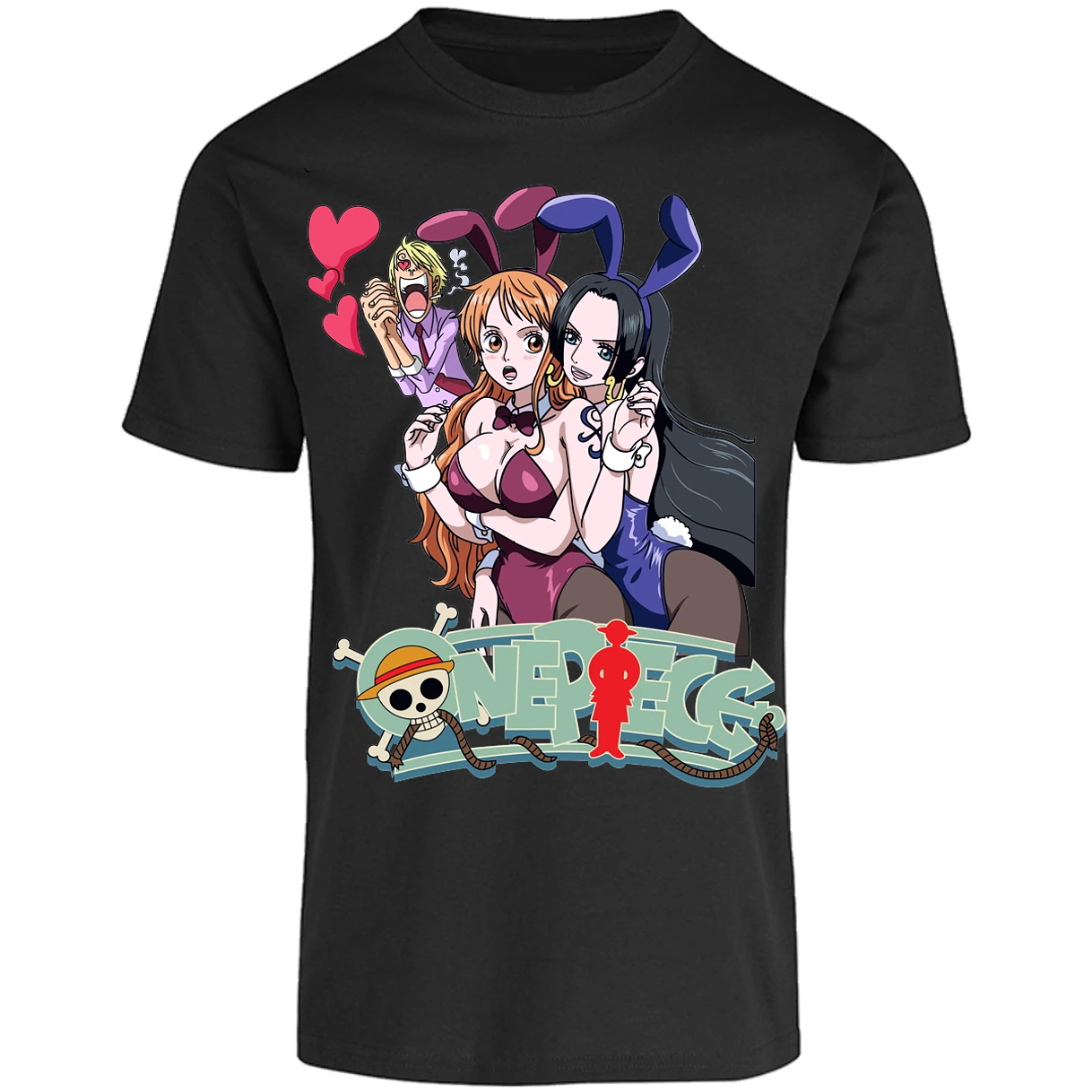 Playera One Piece Nami Y Boa para Adulto 31