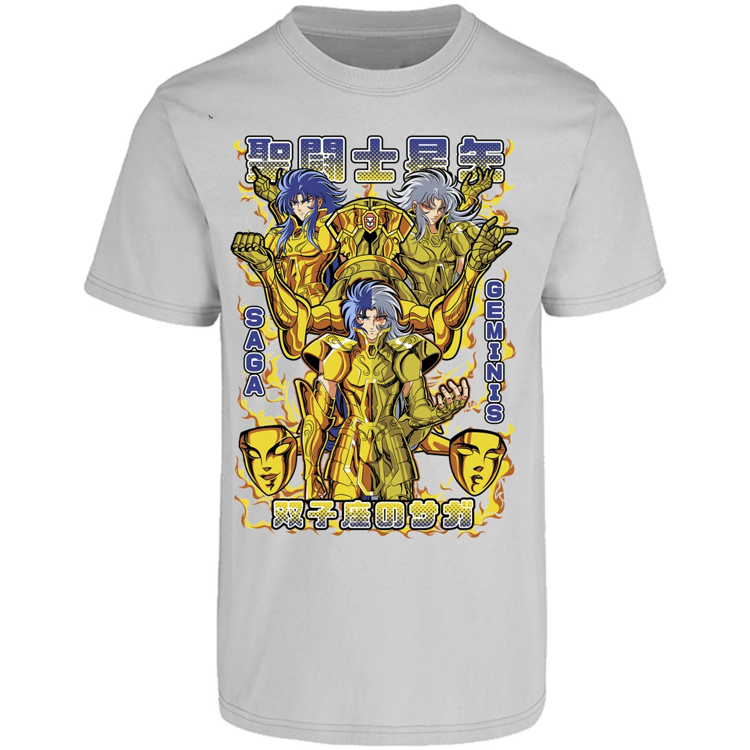 Playera Saint Seiya Saga De Geminis para Adulto 22